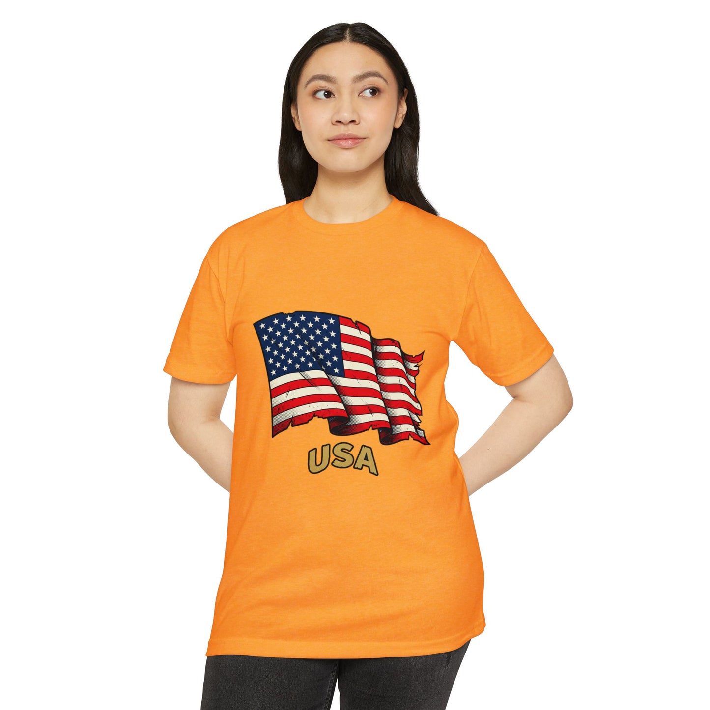 Vintage American Flag T-Shirt — USA Flag Graphic Tee