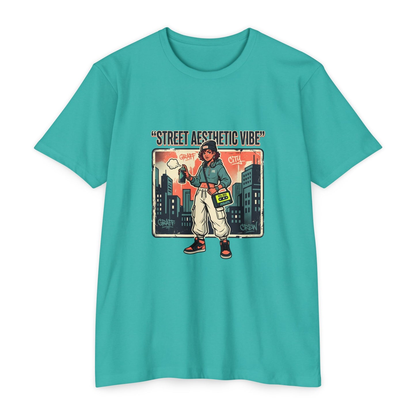 Street Aesthetic Vibe Graphic T-Shirt — Urban Skatewear Tee