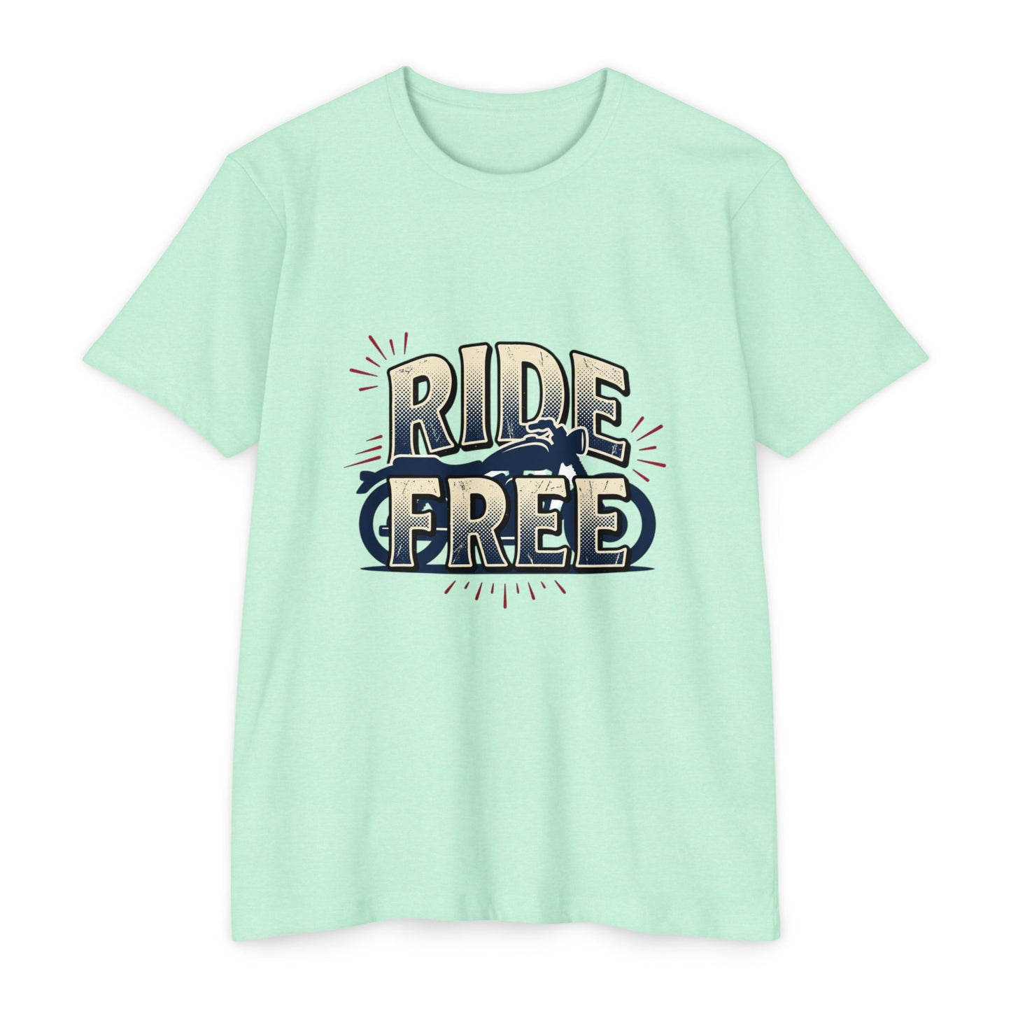 Ride Free Motorcycle T-Shirt — Vintage Biker Graphic Tee