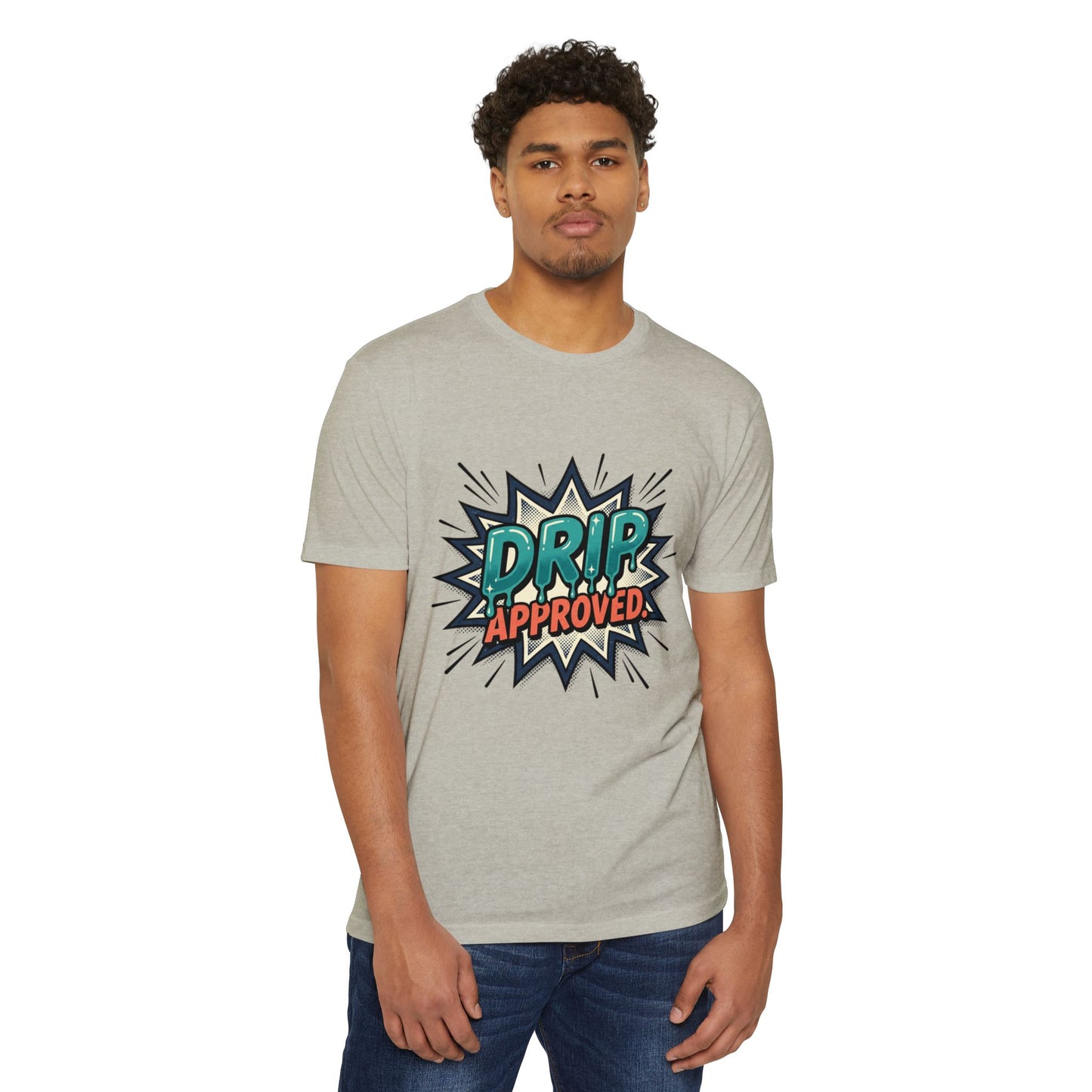 Drip Approved Retro Comic Pop Art T-Shirt