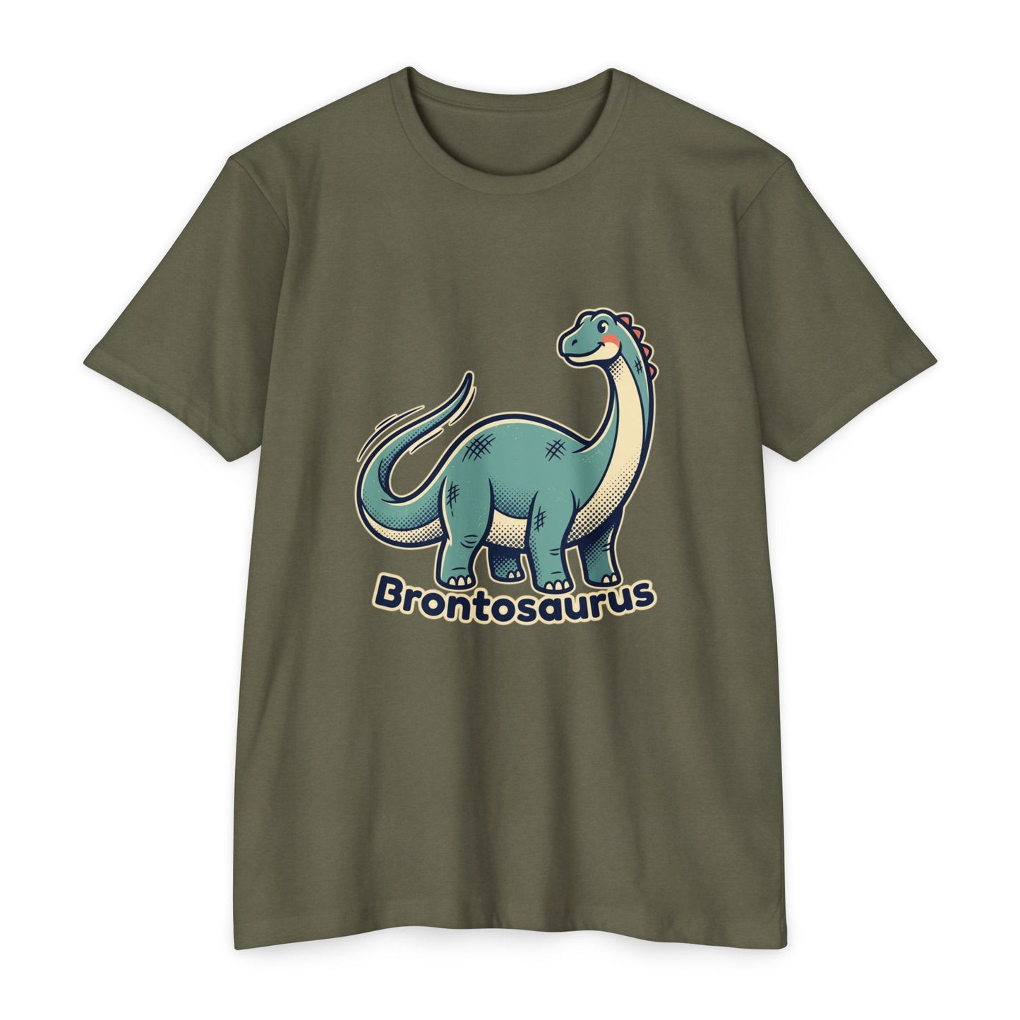 Brontosaurus Cute Dinosaur T-Shirt — Cute Dino Tee for Kids & Adults