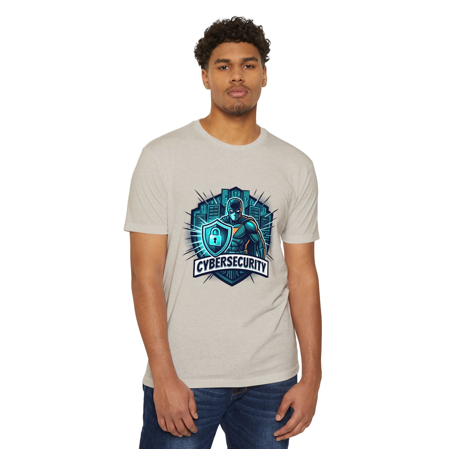 Cybersecurity Shield Tee — Cyber Defender Tech T-Shirt