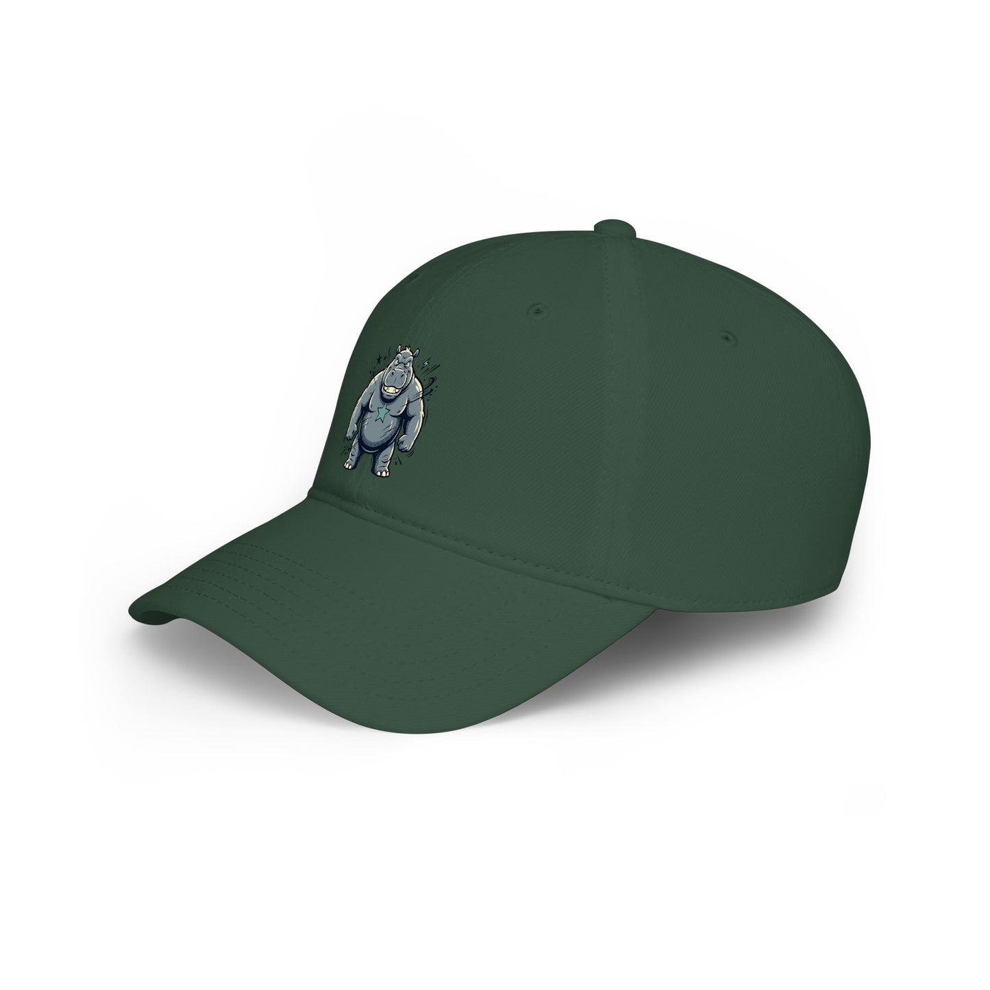 Cute Grumpy Monster Embroidered Baseball Cap