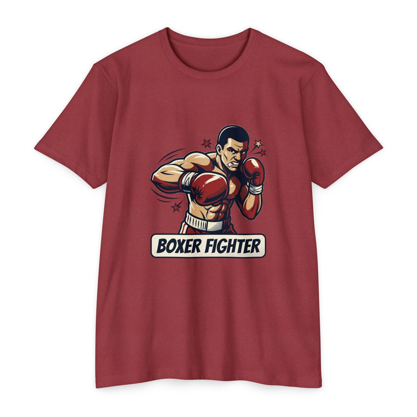 Boxer Fighter Vintage Boxing Graphic T-Shirt — Retro Gym Tee for Fans & Trainers