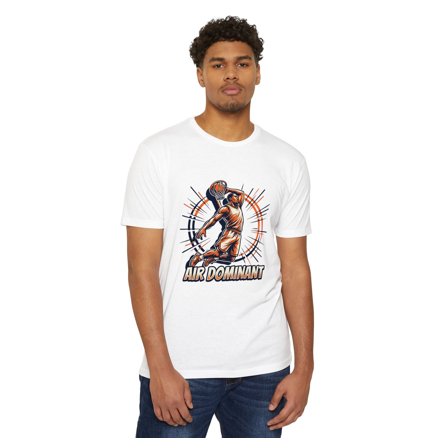 Air Dominant Basketball T-Shirt — Slam Dunk Player Graphic Tee