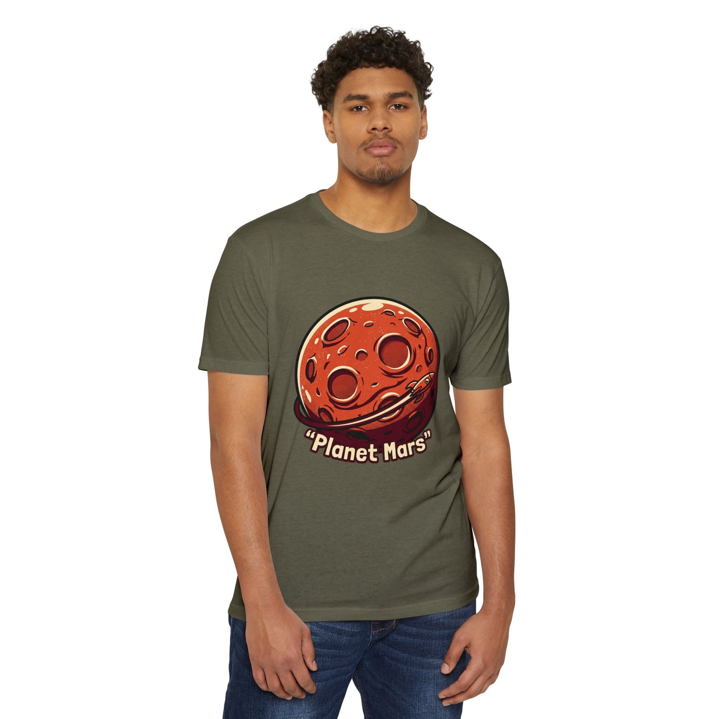 Retro Mars Graphic T-Shirt — Red Planet Tee
