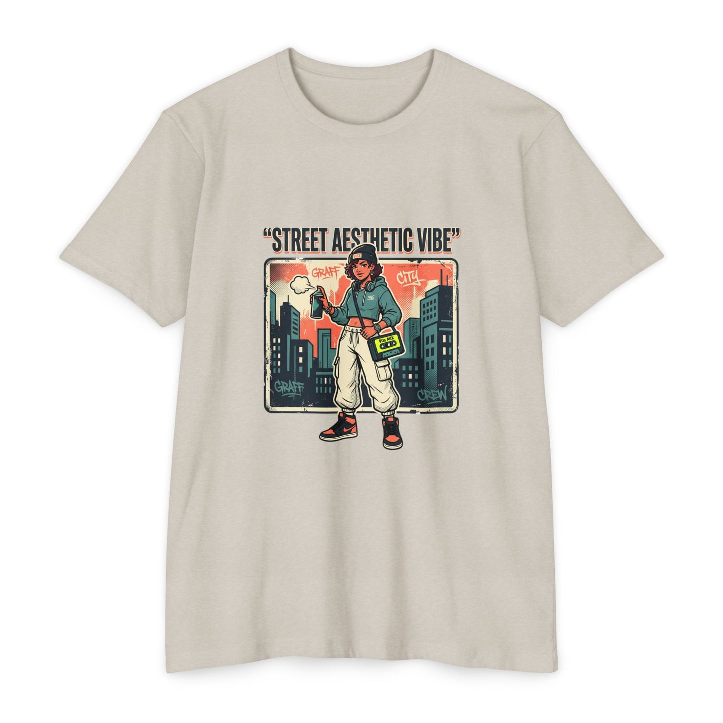 Street Aesthetic Vibe Graphic T-Shirt — Urban Skatewear Tee