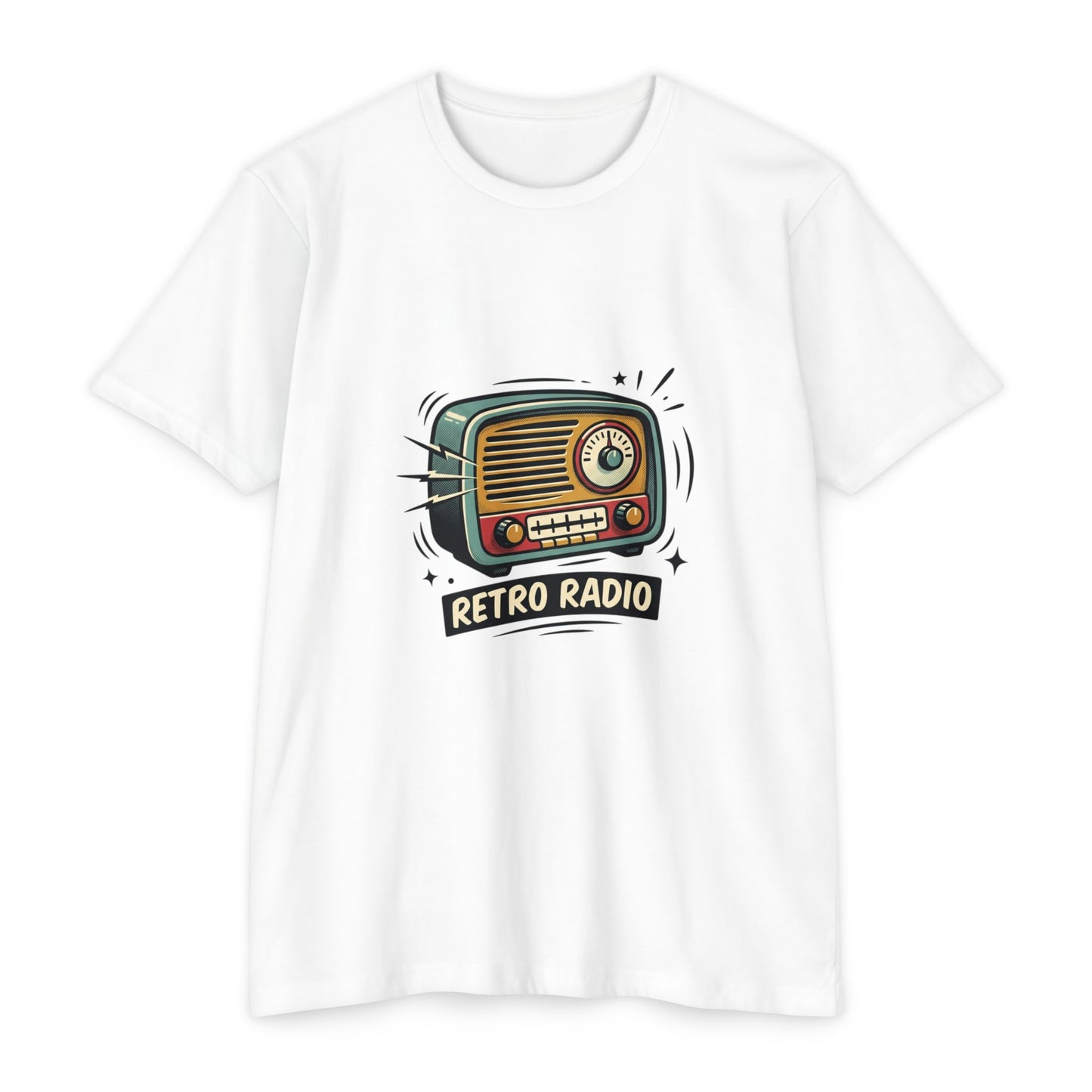 Retro Radio T-Shirt — Vintage Music Graphic Tee