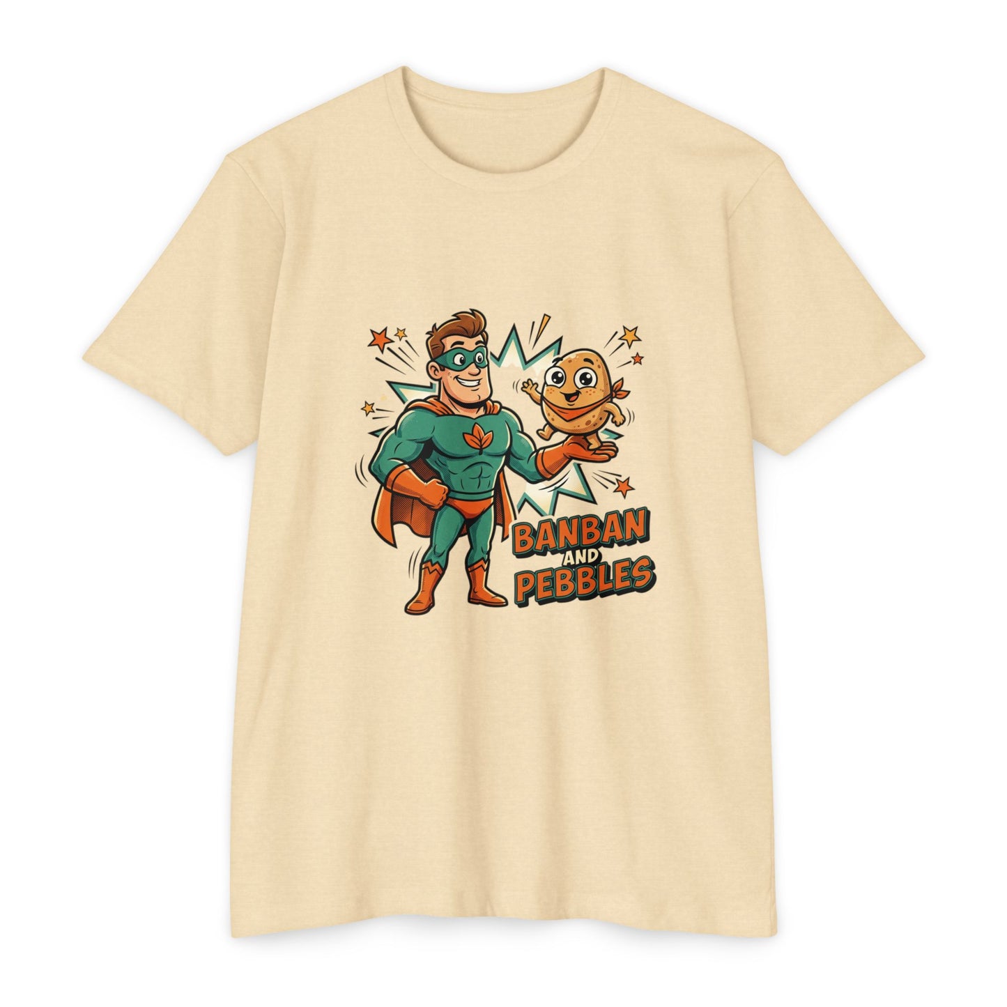 Banban and Pebbles Superhero Kids T-Shirt