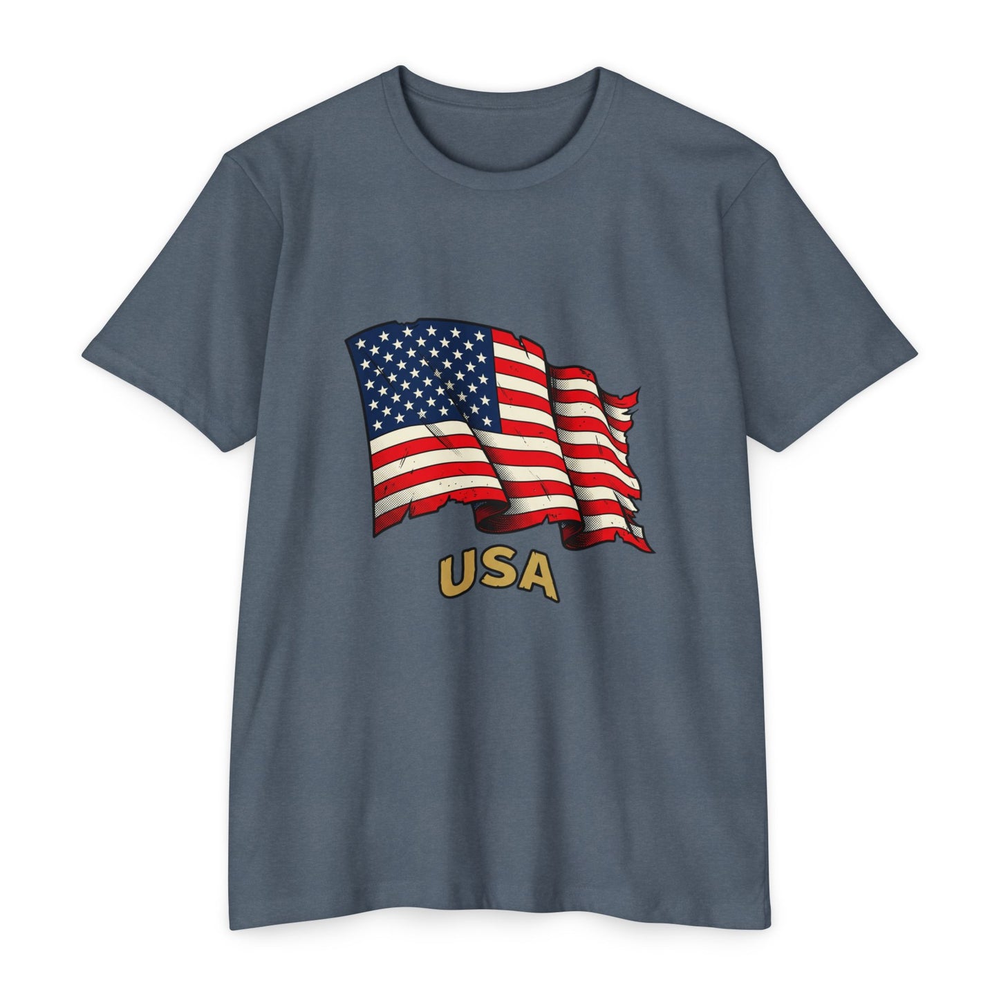 Vintage American Flag T-Shirt — USA Flag Graphic Tee