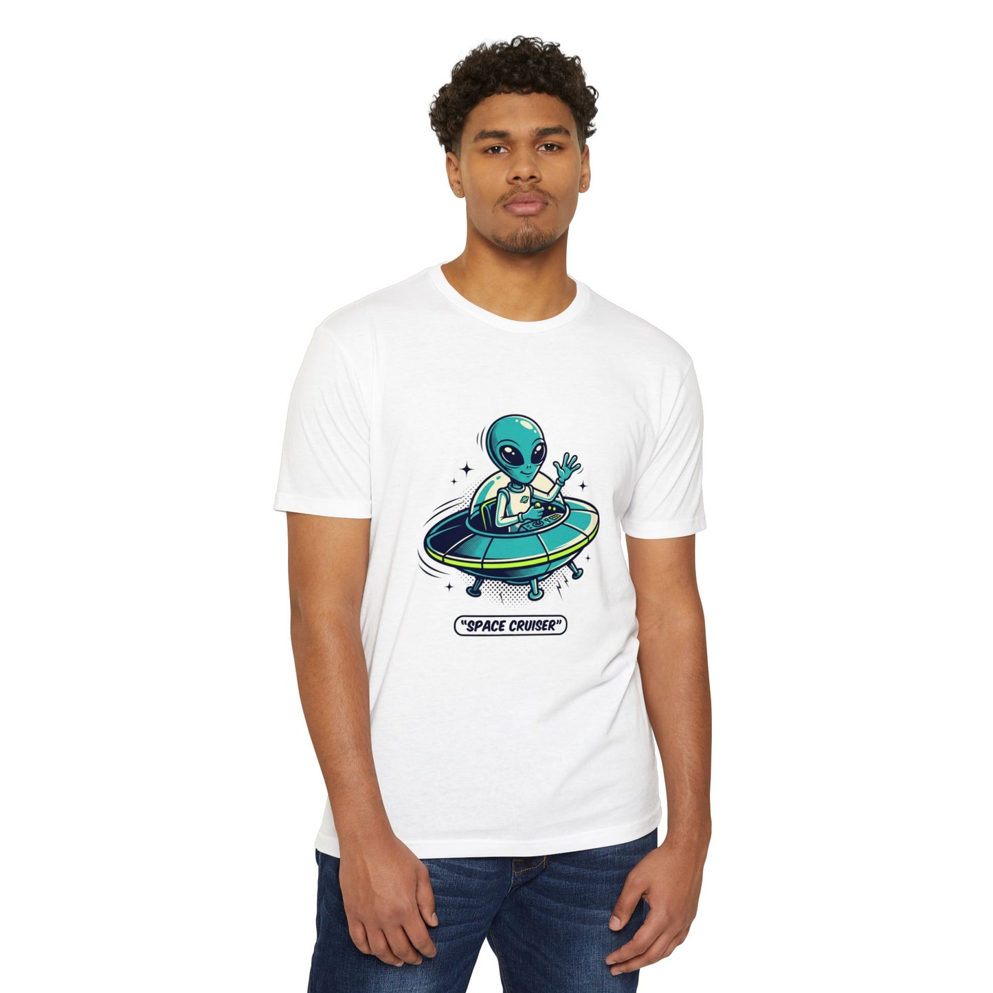 Space Cruiser Alien UFO T‑Shirt — Sci‑Fi Graphic Tee