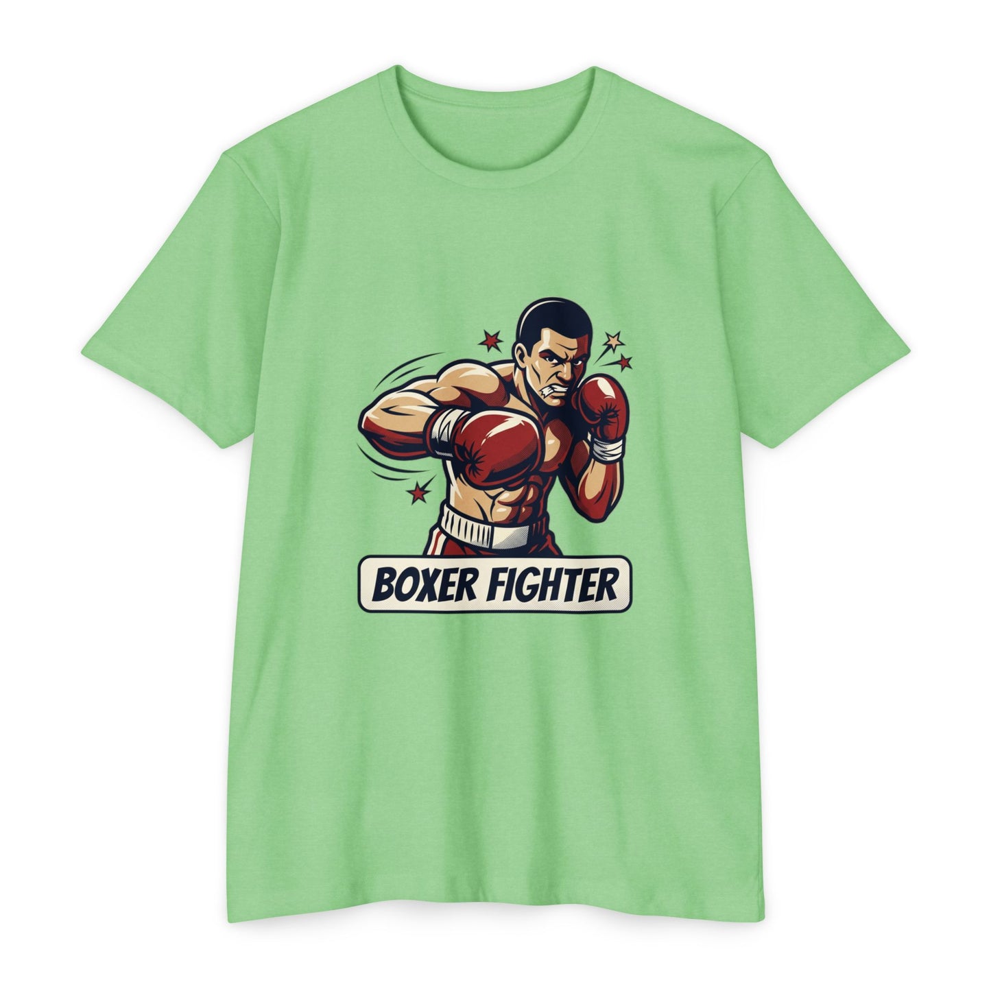 Boxer Fighter Vintage Boxing Graphic T-Shirt — Retro Gym Tee for Fans & Trainers