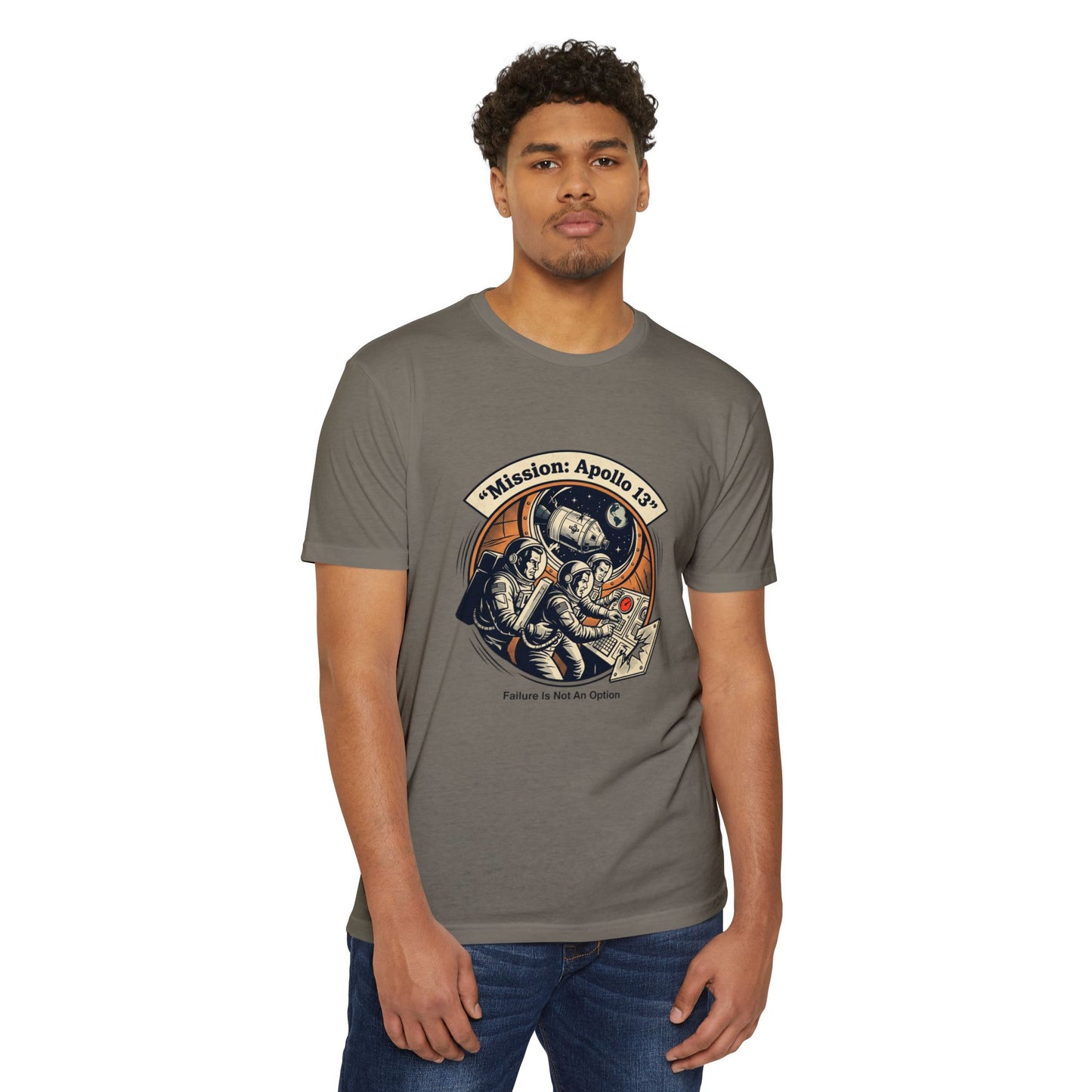 Apollo 13 Retro Space T-Shirt — "Mission: Apollo 13" Astronaut Patch Tee