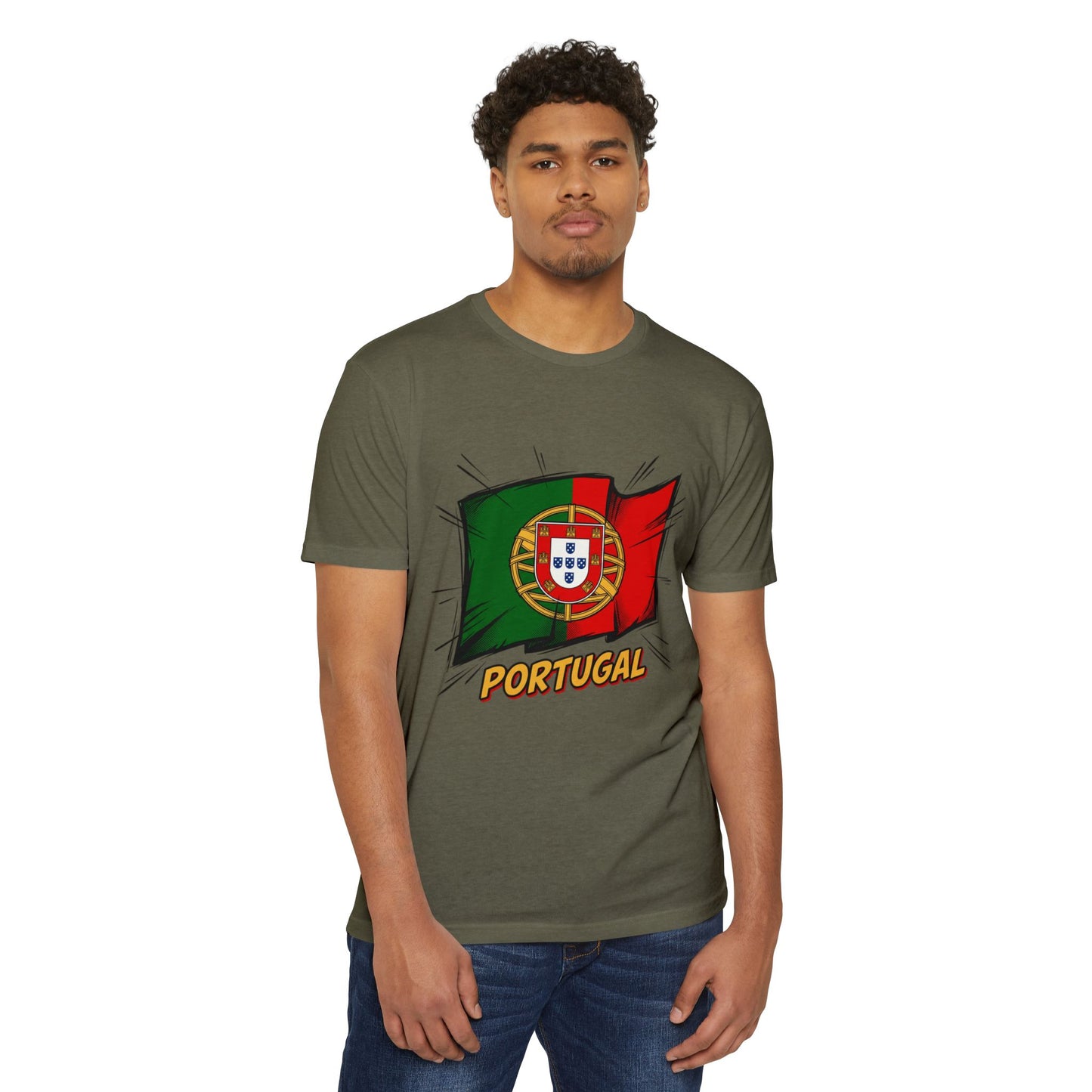 Portugal Flag Graphic T-Shirt — Vibrant Portuguese Pride Tee