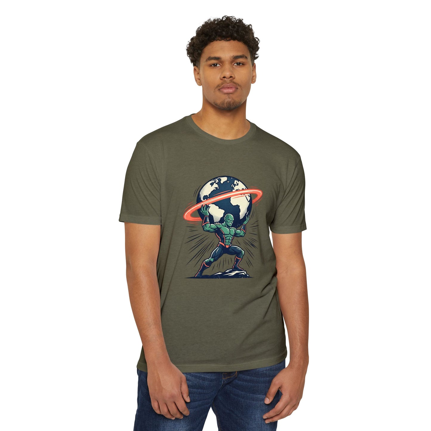 Atlas Strongman Vintage Earthlifting T-Shirt