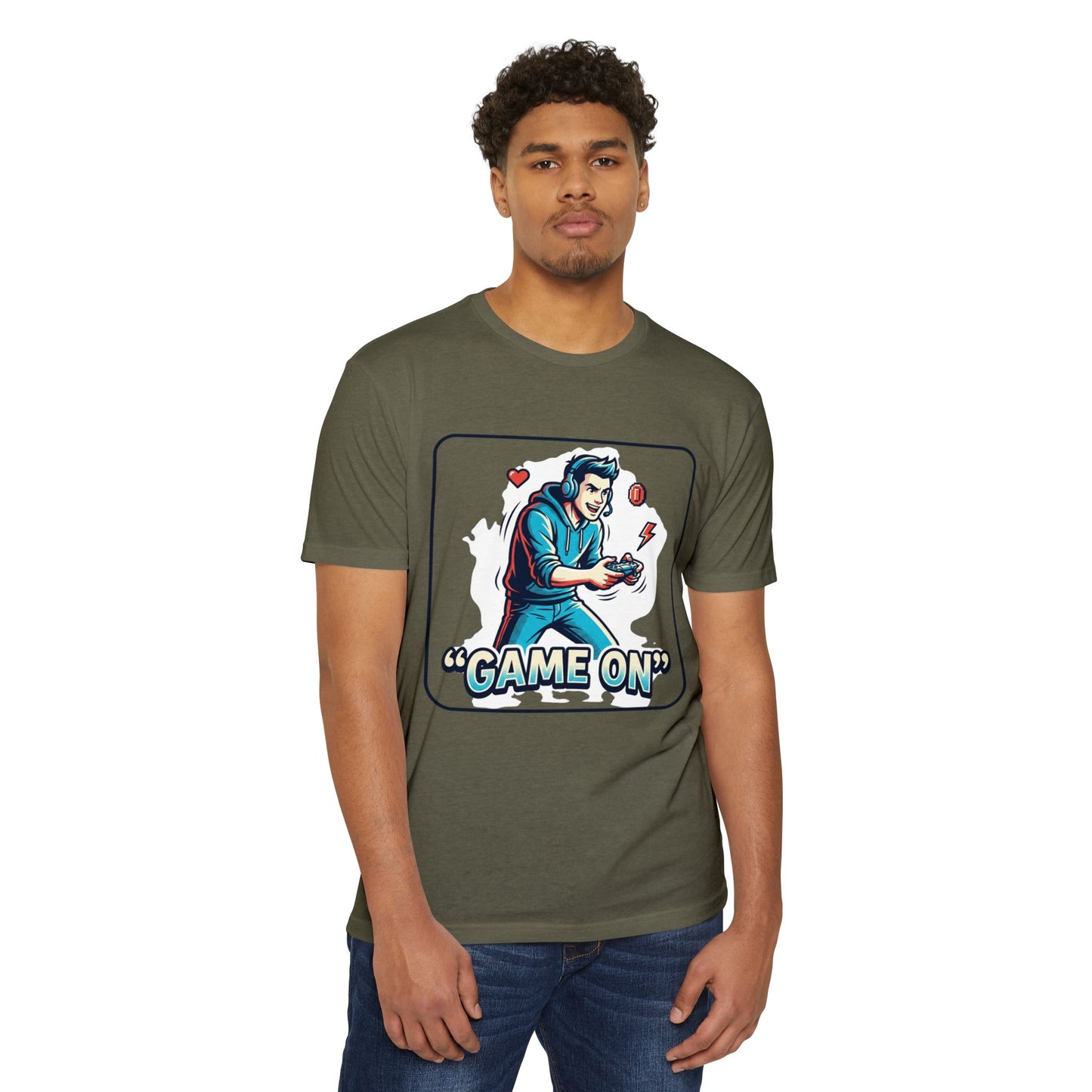 Game On Retro Controller T-Shirt — Gamer Graphic Tee