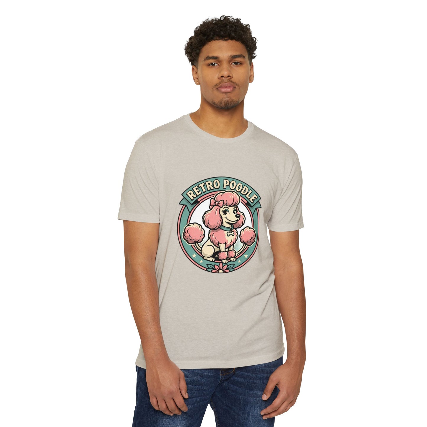 Retro Poodle T-Shirt — Vintage Cute Dog Graphic Tee