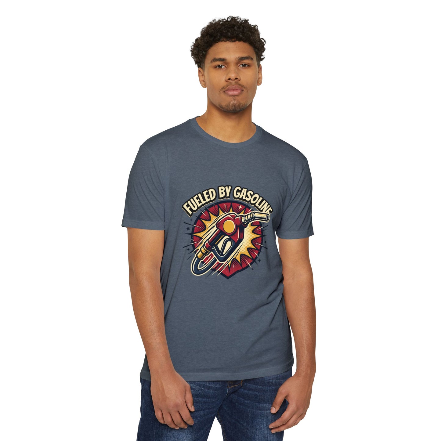 Fueled By Gasoline Retro Gas Pump T-Shirt