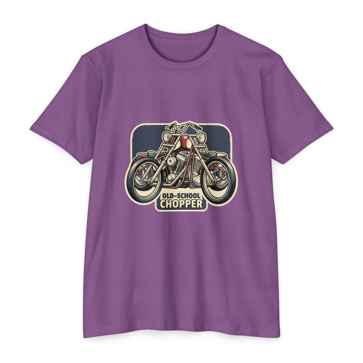 Old-School Chopper Motorcycle T-Shirt — Vintage Biker Tee