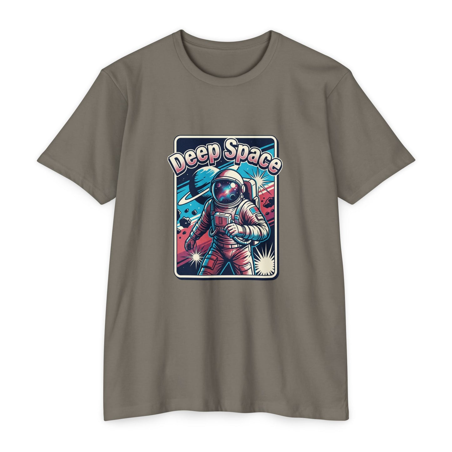 Deep Space Astronaut T-Shirt — Retro Space Exploration Tee