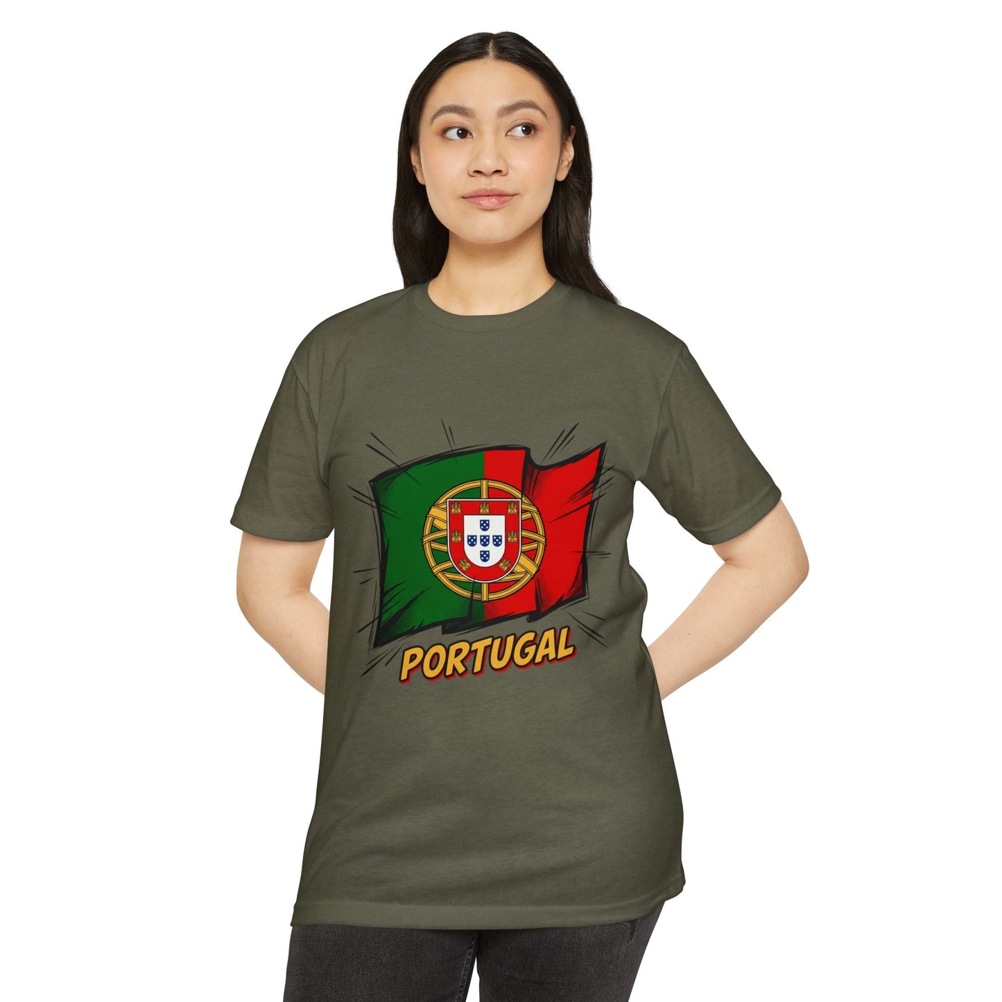 Portugal Flag Graphic T-Shirt — Vibrant Portuguese Pride Tee