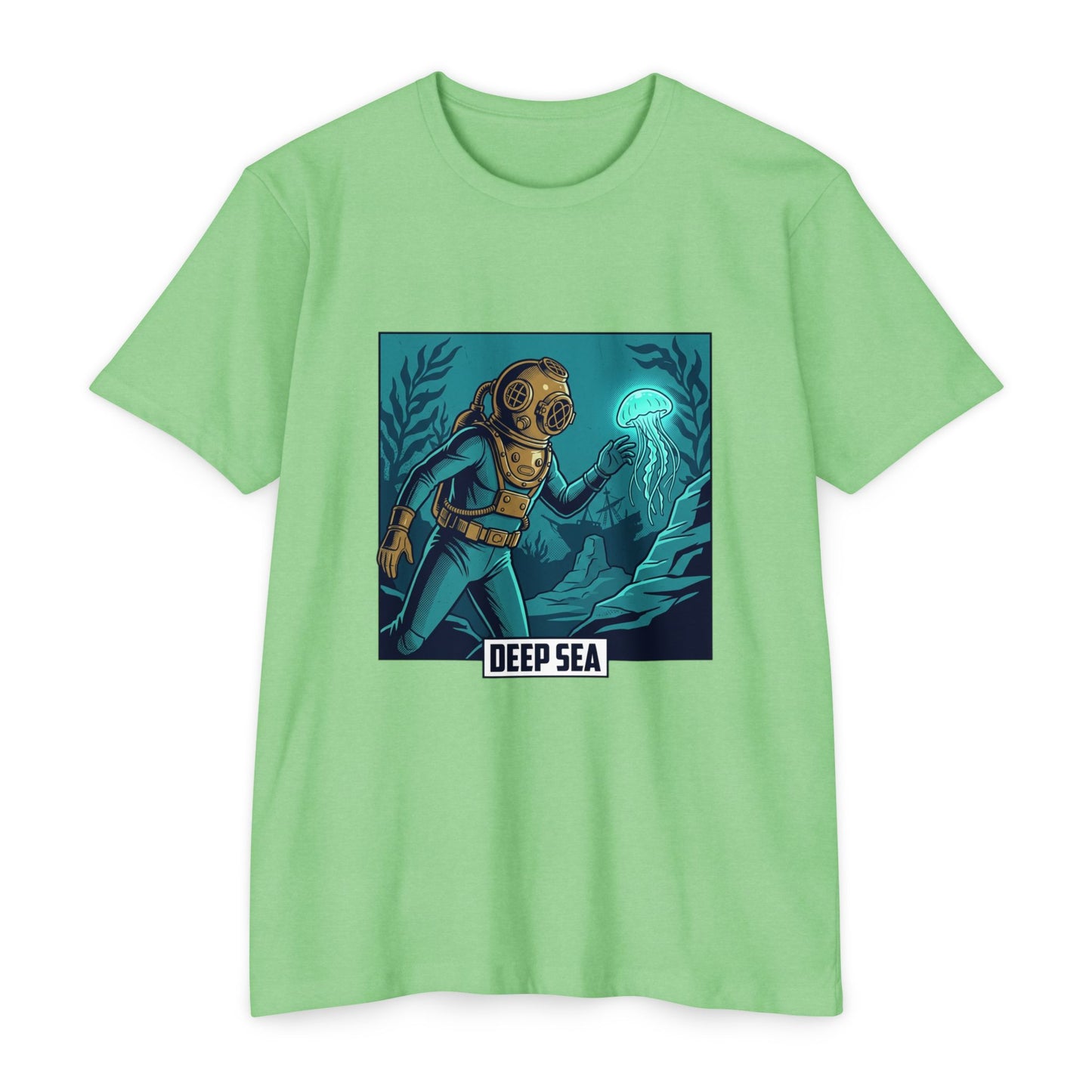 Deep Sea Diver Vintage Helmet Scuba T-Shirt