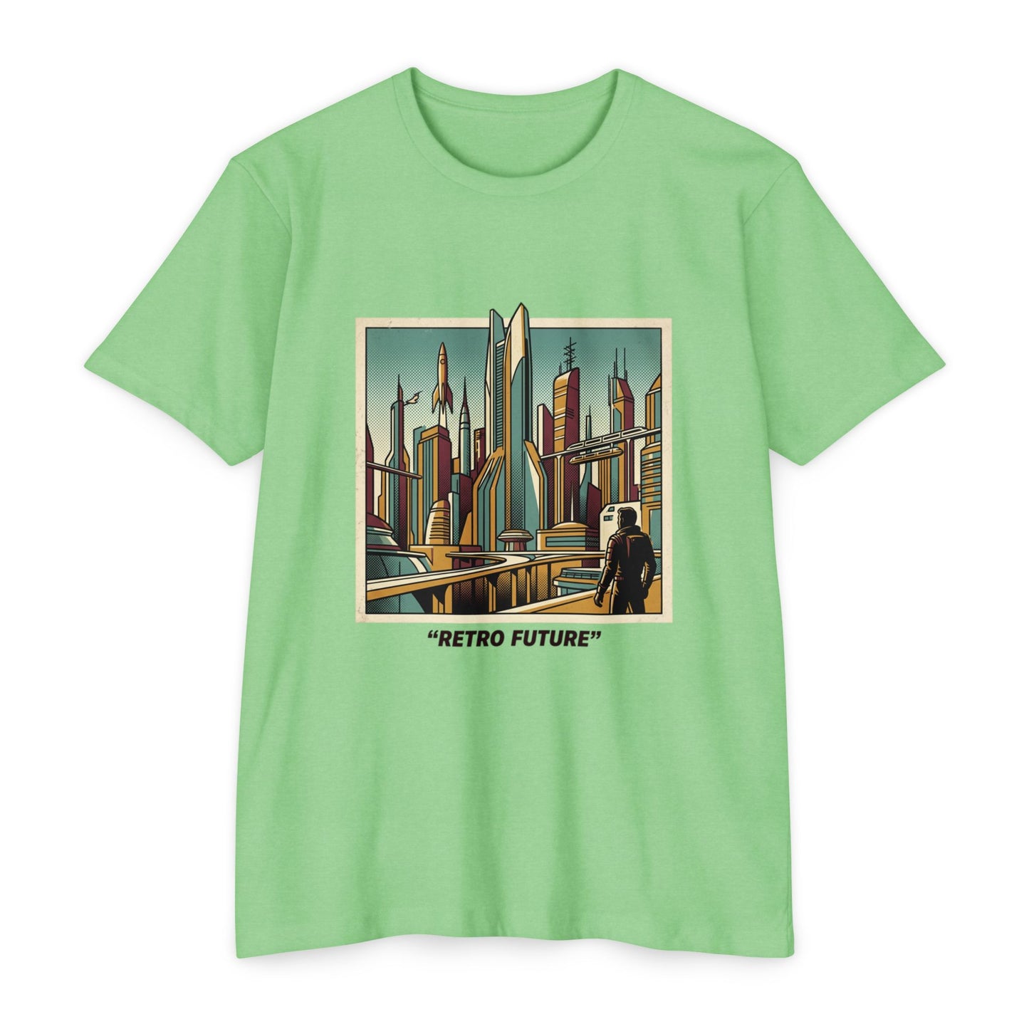 Retro Future Vintage Sci‑Fi City T‑Shirt