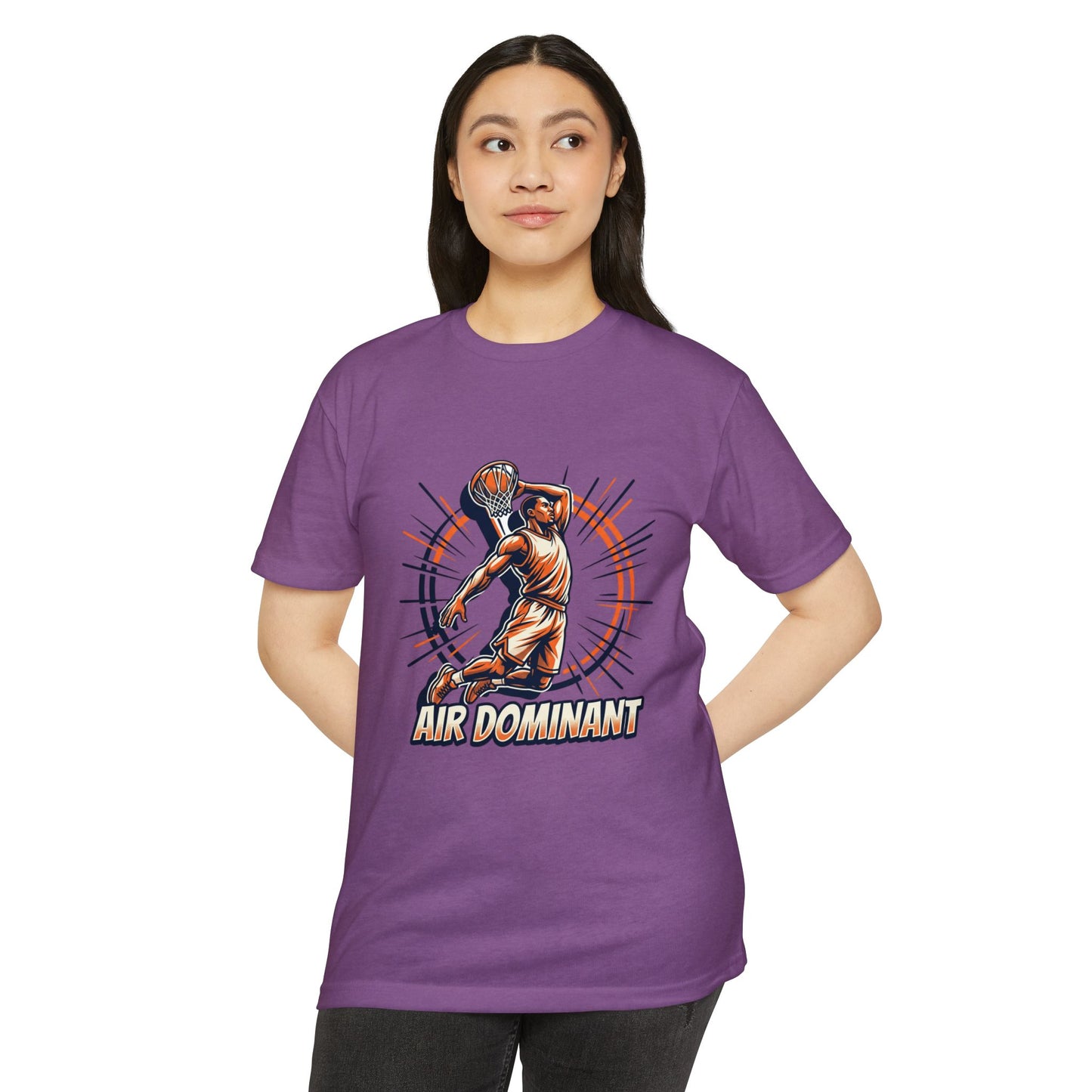 Air Dominant Basketball T-Shirt — Slam Dunk Player Graphic Tee