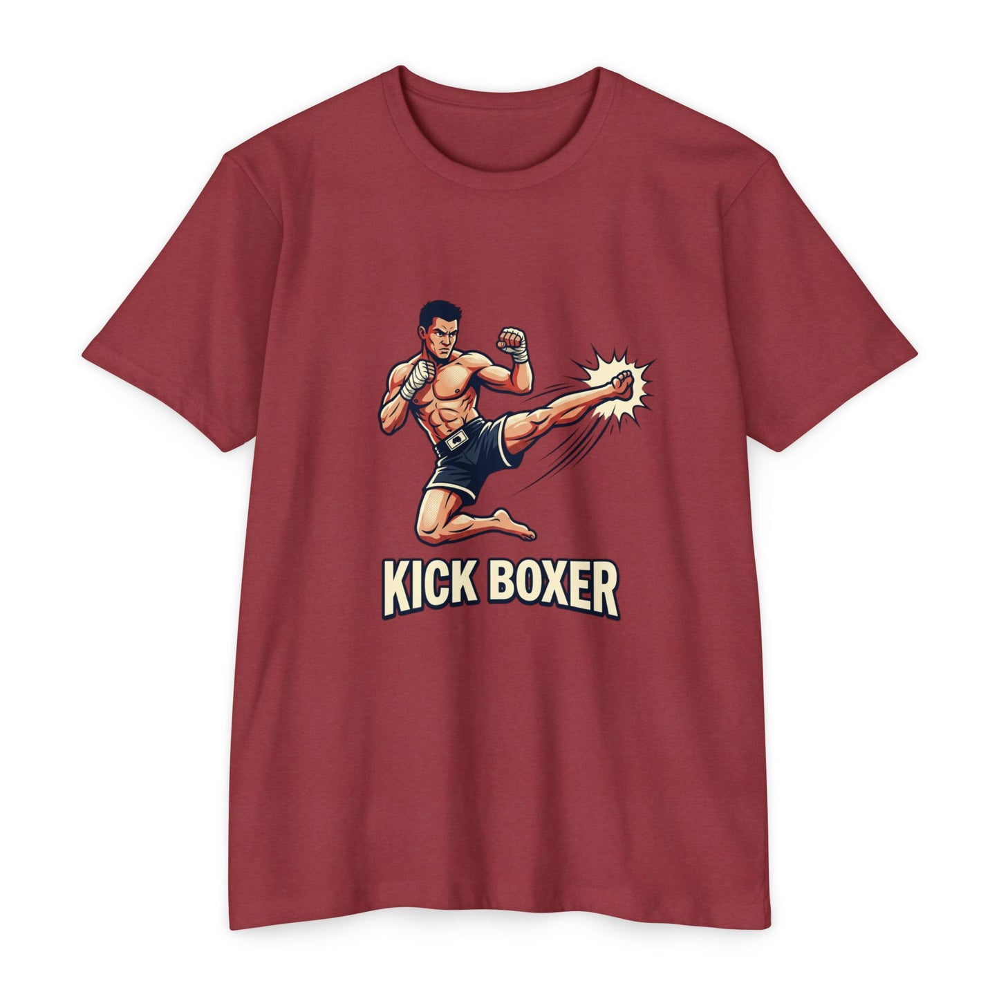Camiseta Kick Boxer — Camiseta Retro Gráfica de Artes Marciales