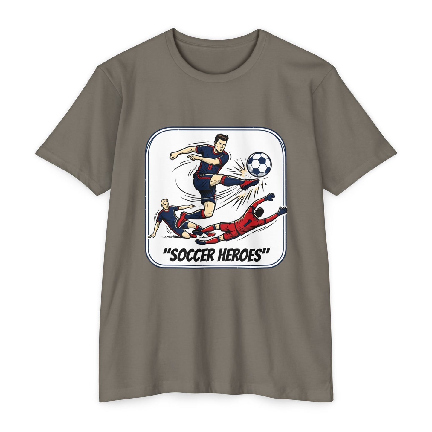 Soccer Heroes T-Shirt — Vintage Comic Soccer Graphic Tee