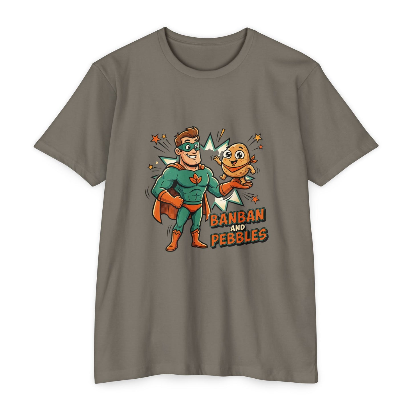 Banban and Pebbles Superhero Kids T-Shirt