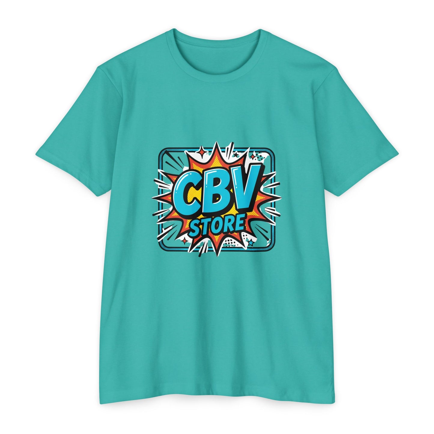 CBV Store Comic Logo T-Shirt — Retro Comic Graphic Tee