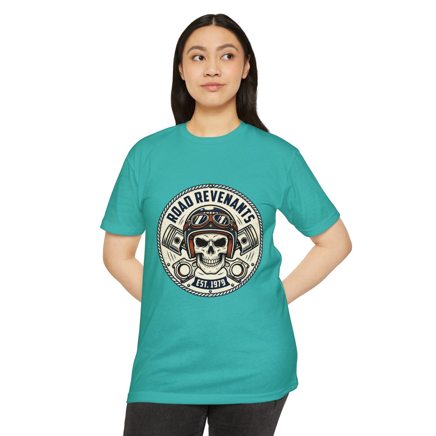 Road Revenants Skull Motorcycle T-Shirt