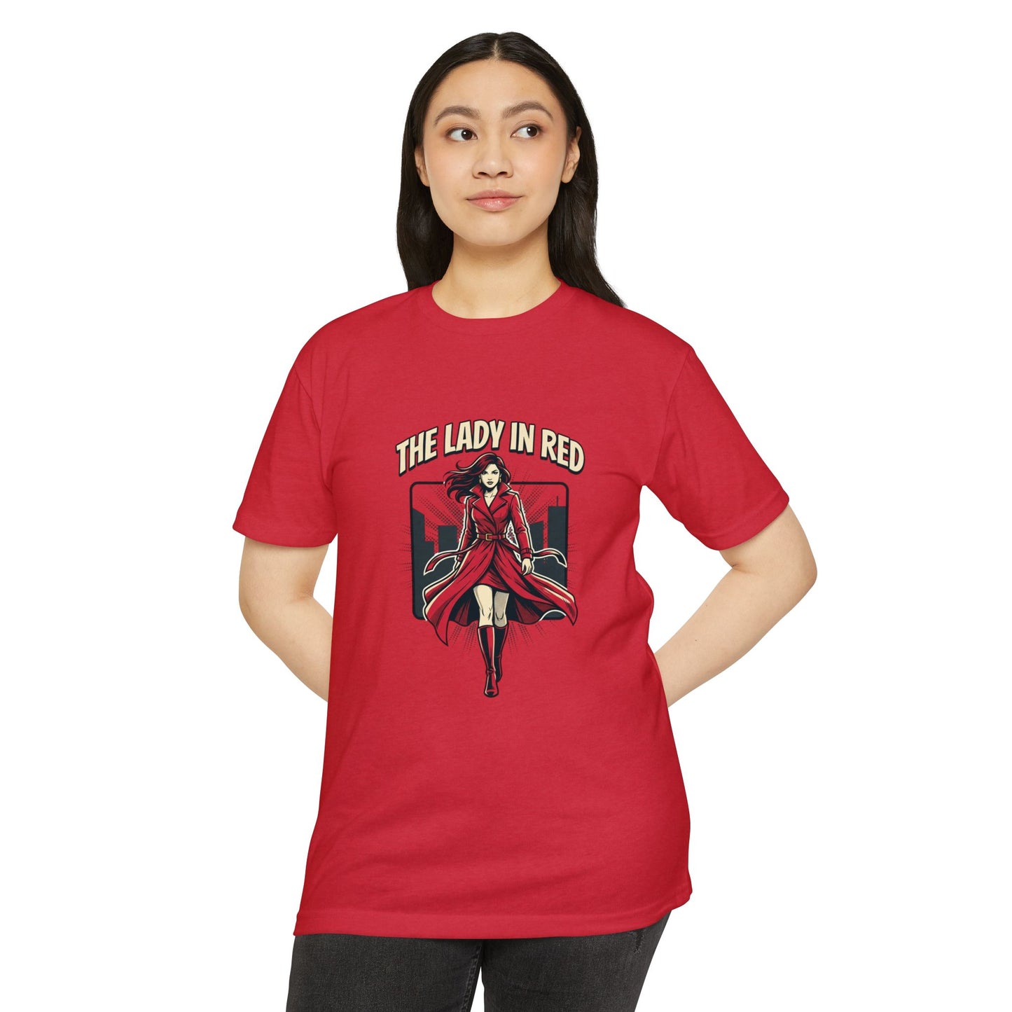 Lady in Red Vintage Femme Fatale T-Shirt