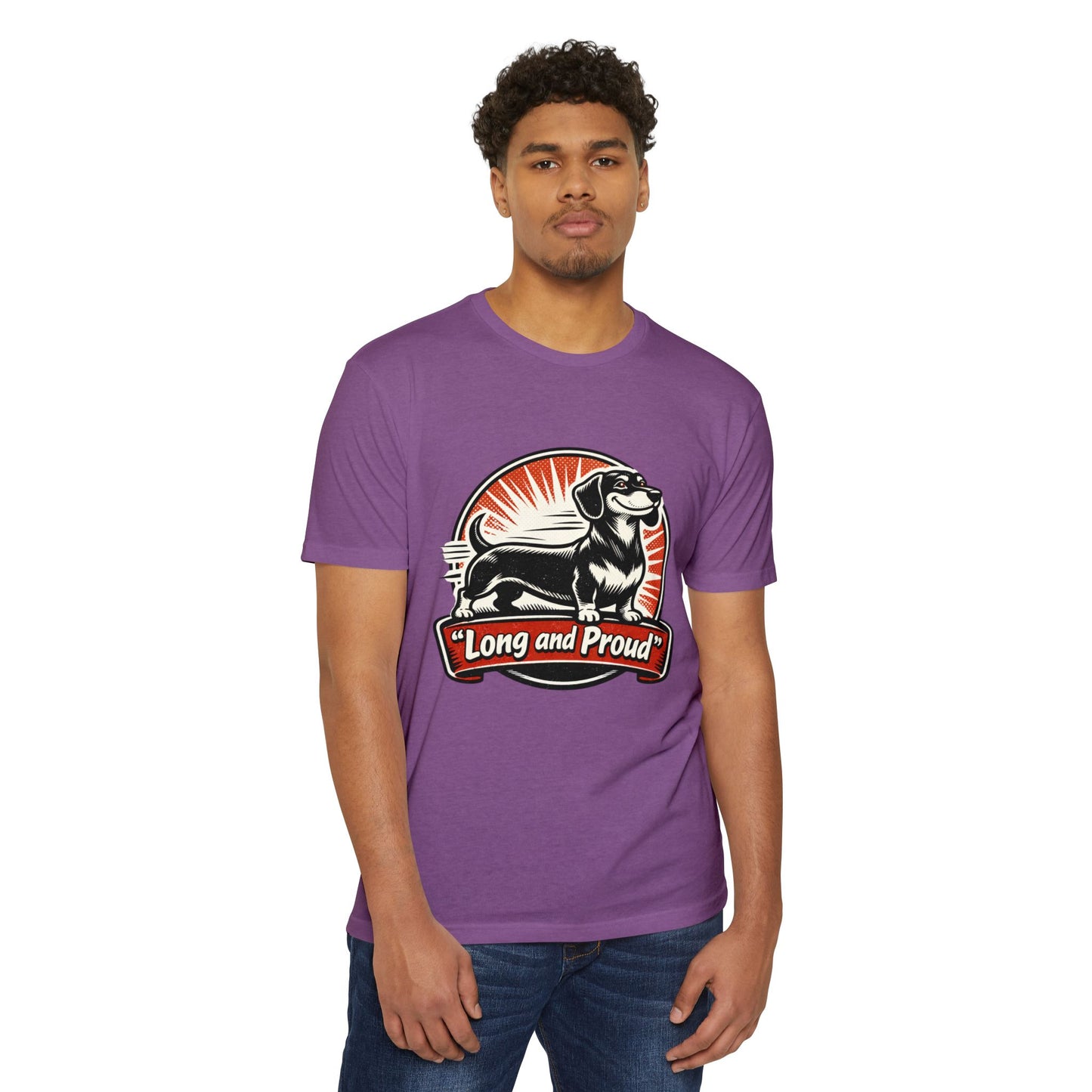 Long and Proud Dachshund T-Shirt — Cute Retro Wiener Dog Tee