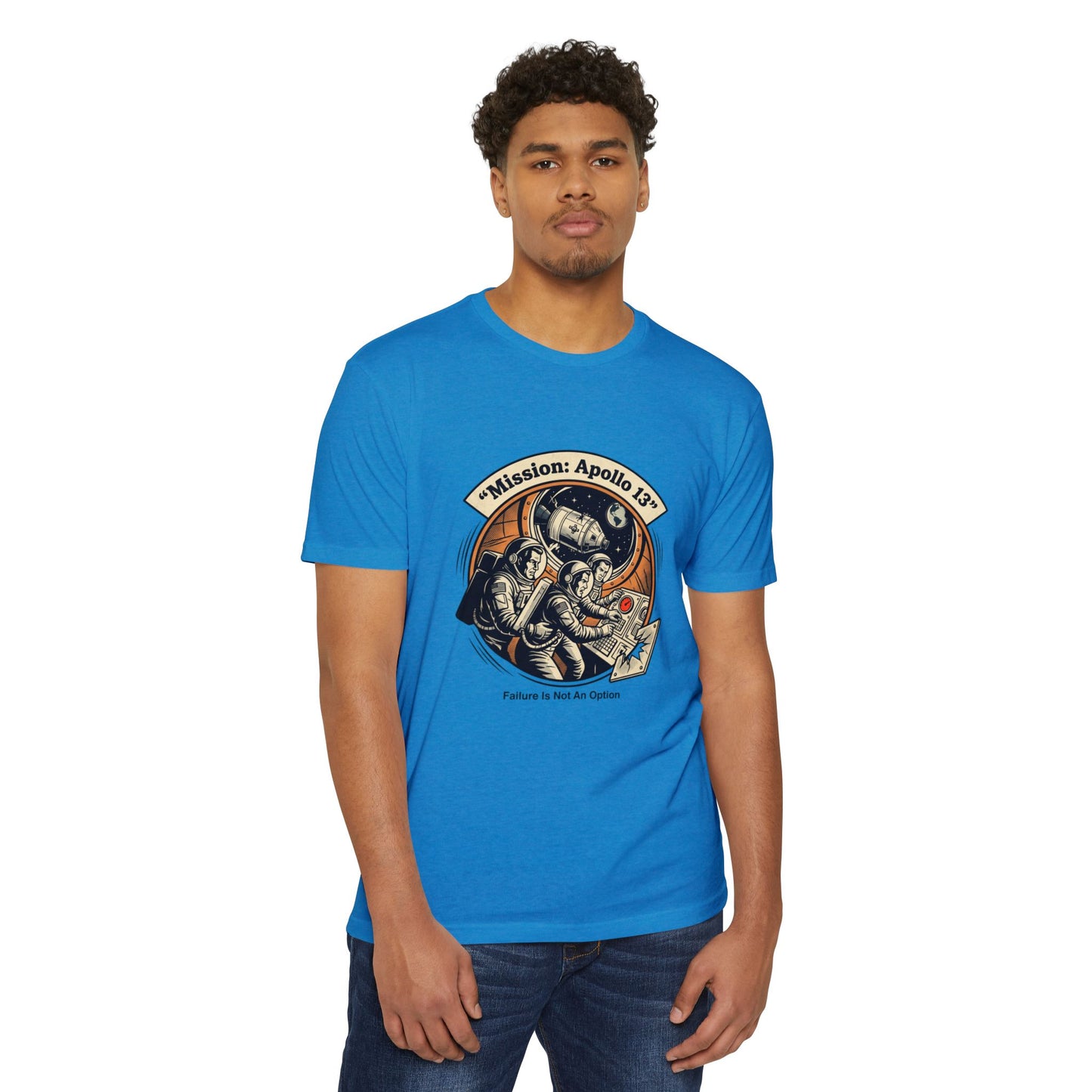 Apollo 13 Retro Space T-Shirt — "Mission: Apollo 13" Astronaut Patch Tee