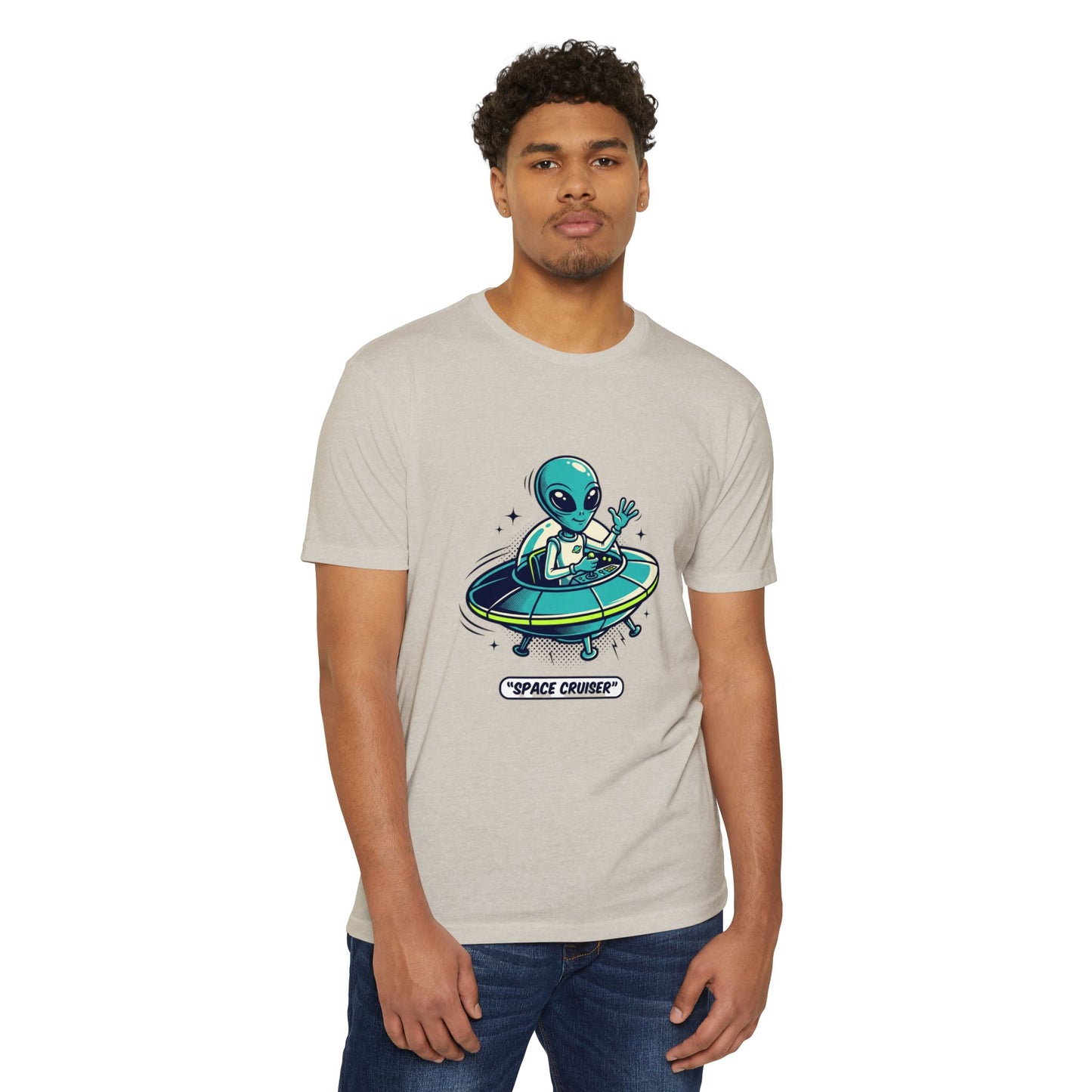 Space Cruiser Alien UFO T‑Shirt — Sci‑Fi Graphic Tee