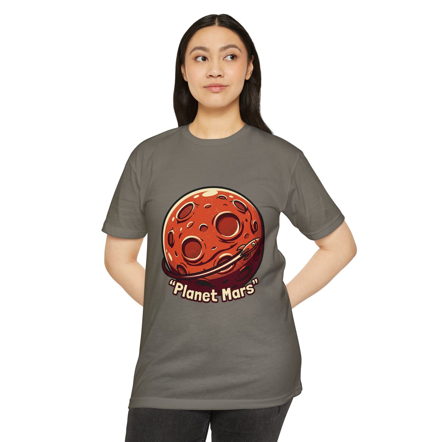 Retro Mars Graphic T-Shirt — Red Planet Tee