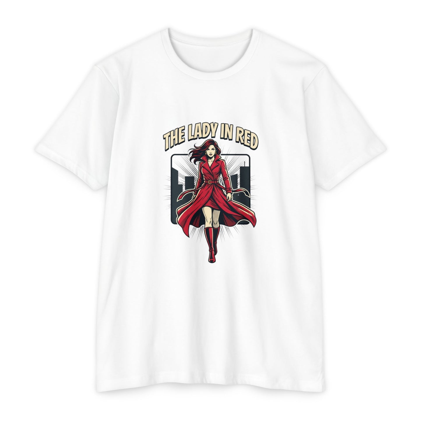 Lady in Red Vintage Femme Fatale T-Shirt