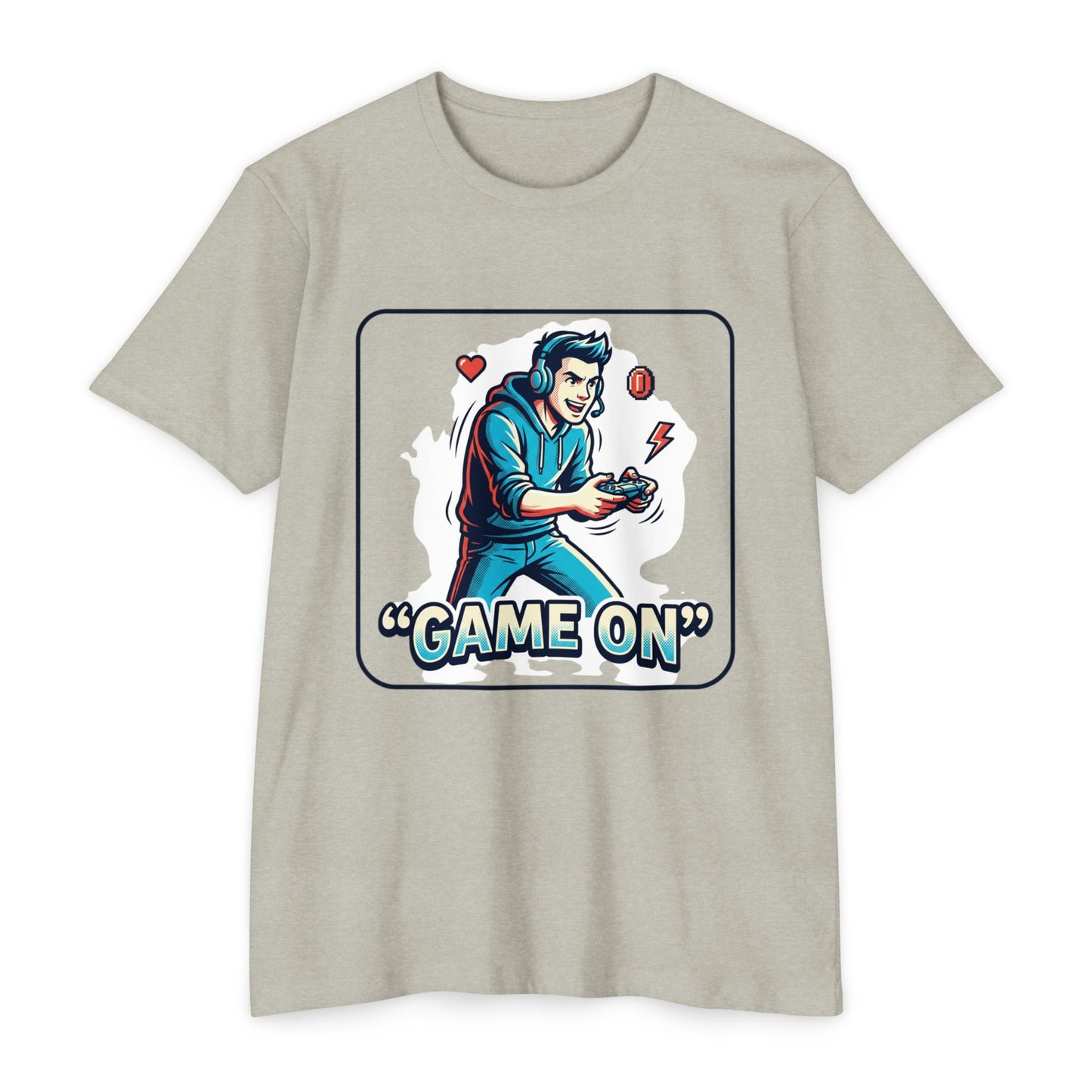 Game On Retro Controller T-Shirt — Gamer Graphic Tee
