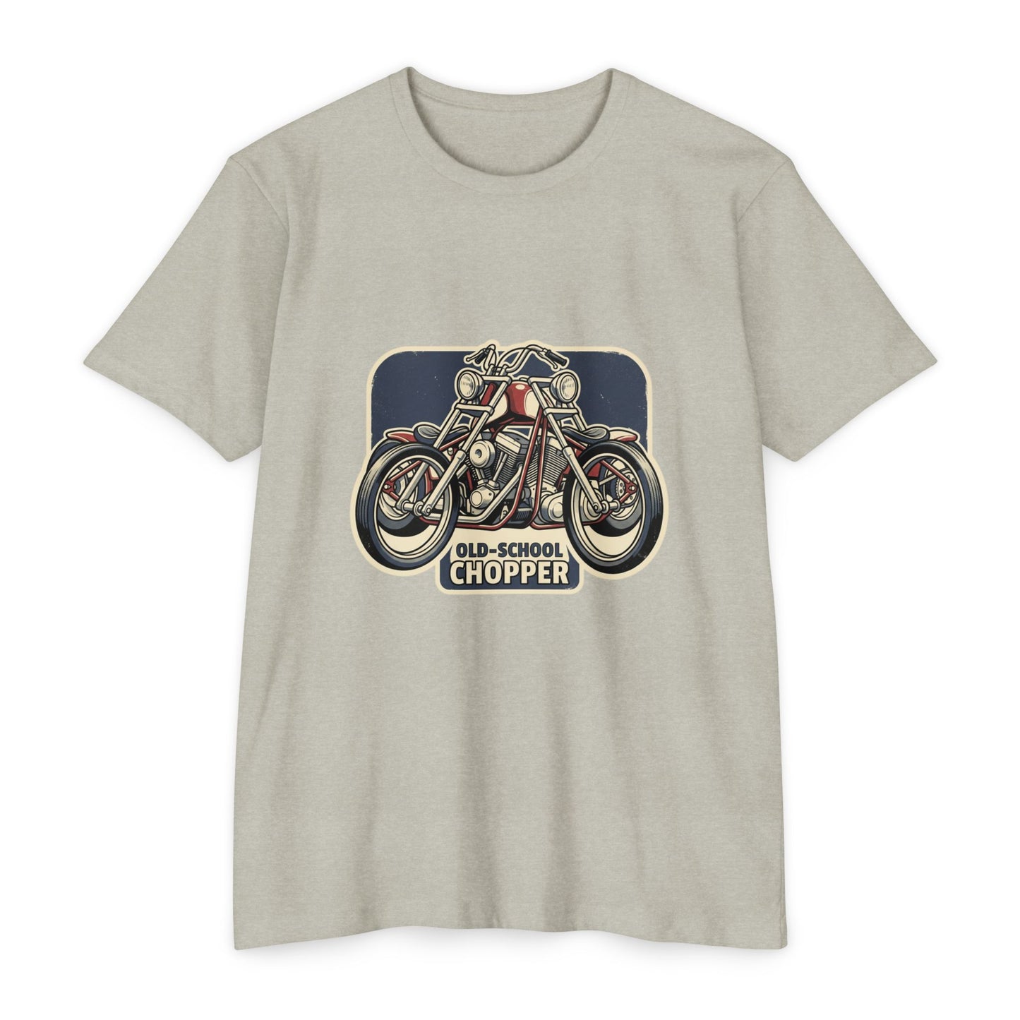 Old-School Chopper Motorcycle T-Shirt — Vintage Biker Tee