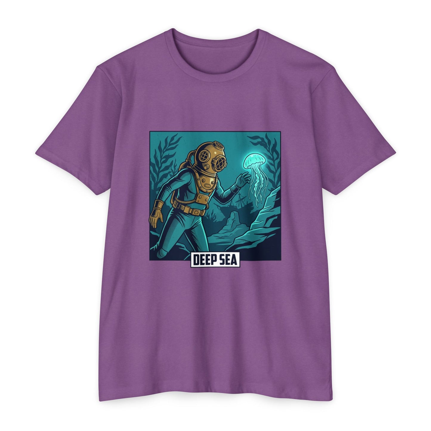 Deep Sea Diver Vintage Helmet Scuba T-Shirt
