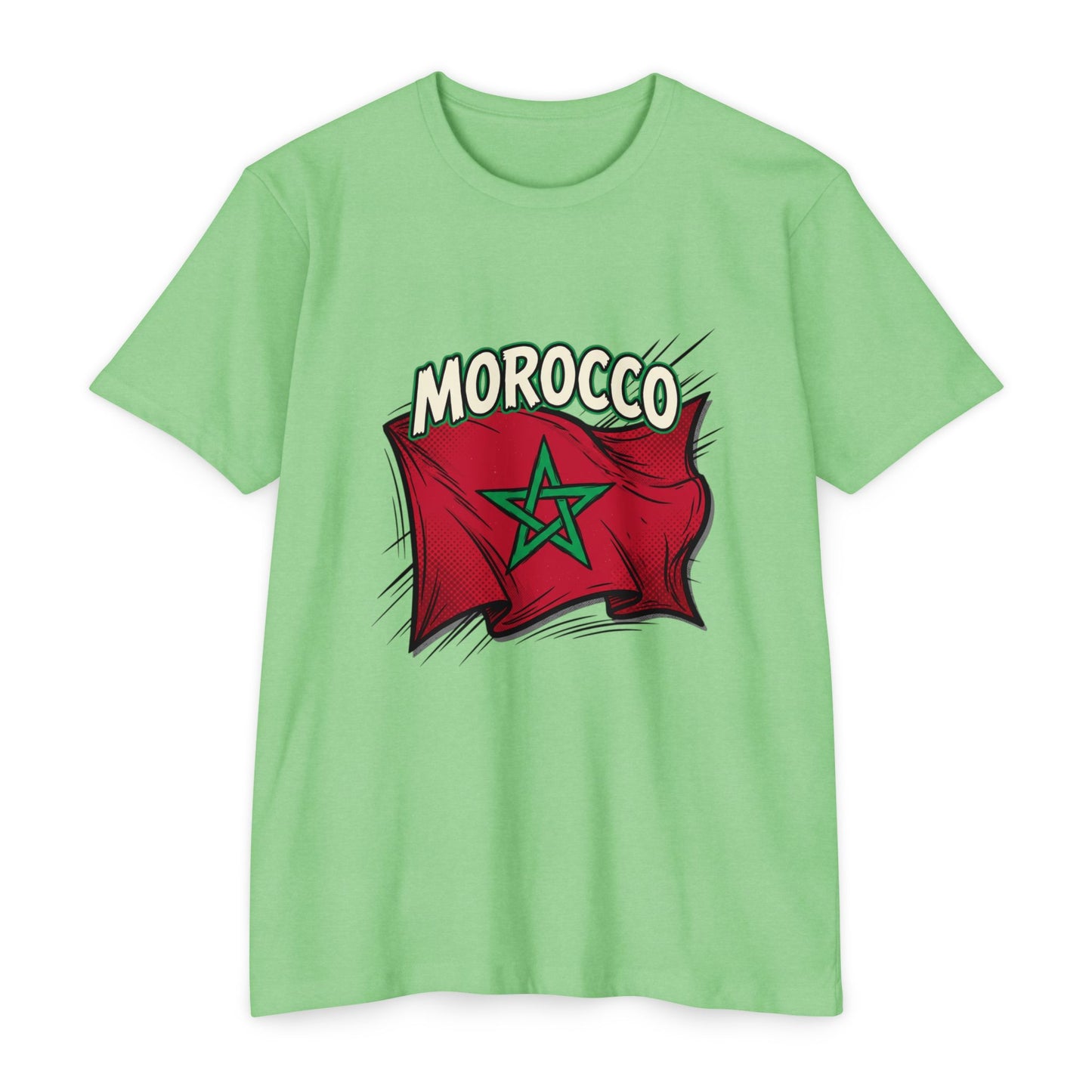 Morocco Flag Vintage Graphic T-Shirt — Moroccan Pride Tee