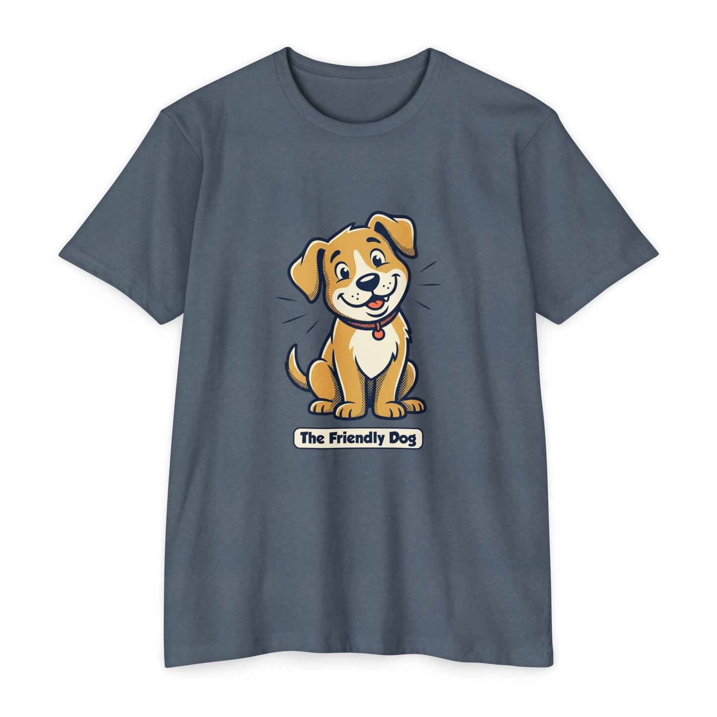 Friendly Dog T-Shirt – Cute Cartoon Puppy "The Friendly Dog" Tee