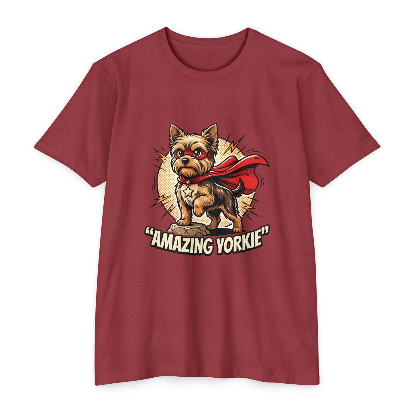 Yorkie Superhero T-Shirt — Cute Yorkshire Terrier Graphic Tee