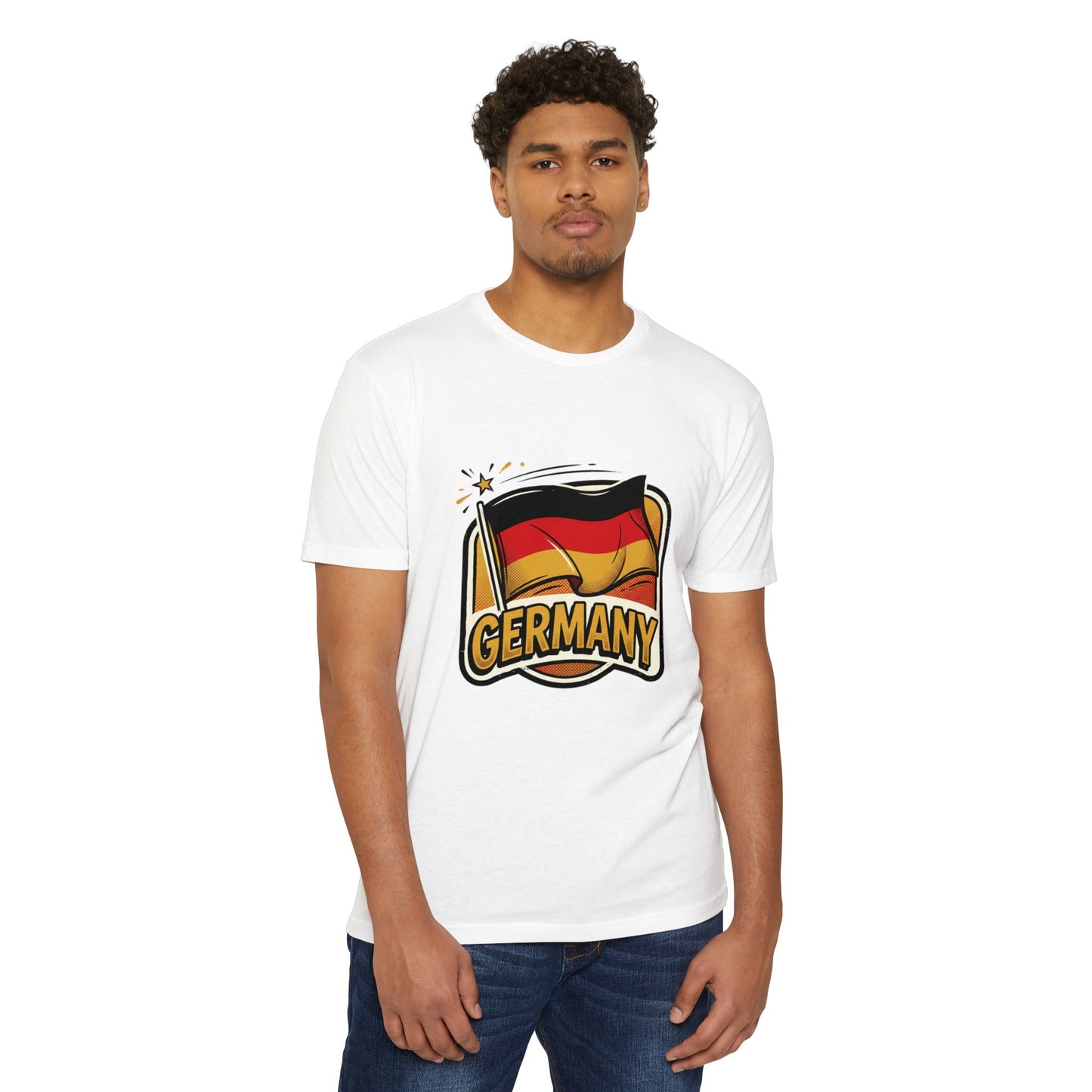 Germany Flag Retro Sports T-Shirt — Vintage Team Fan Tee