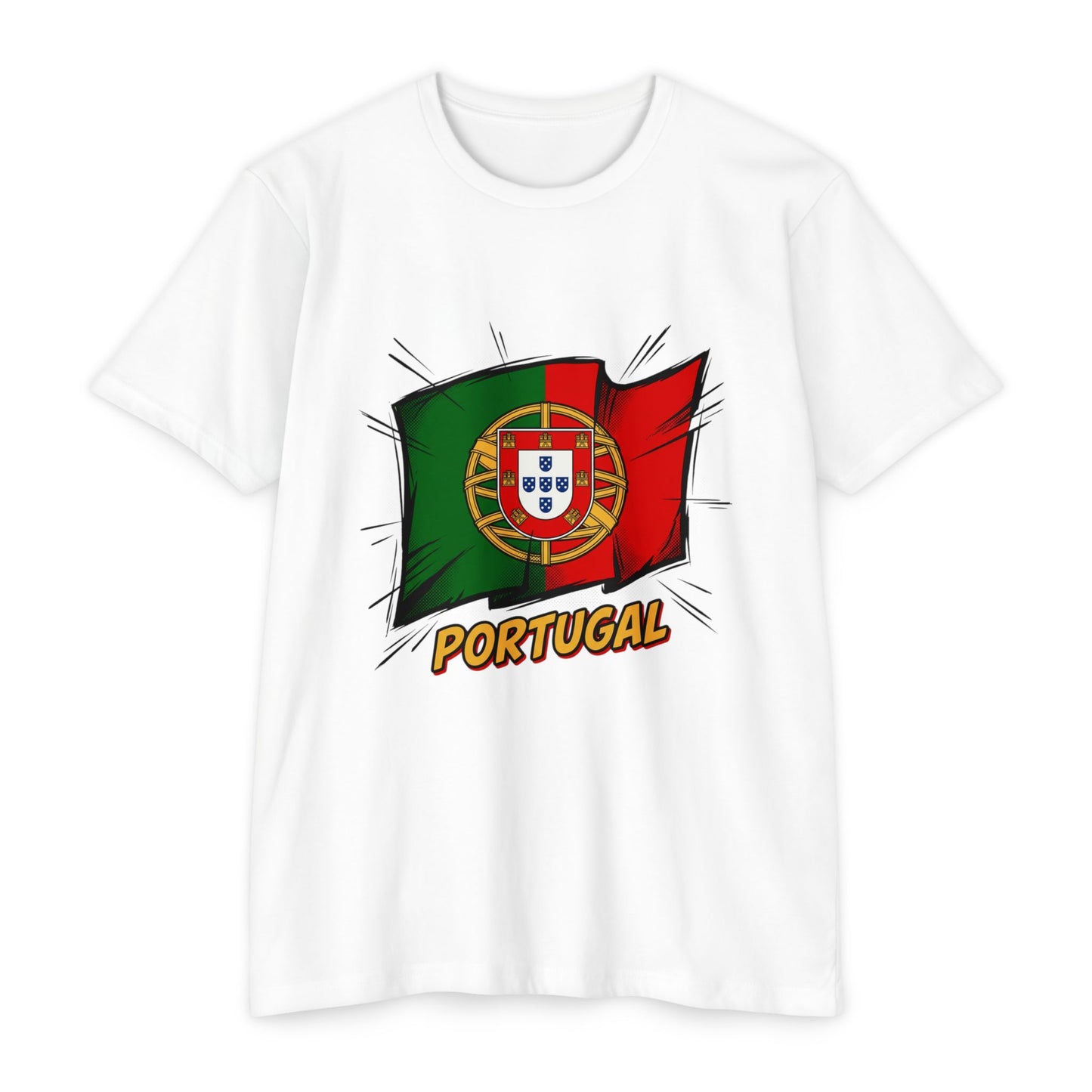 Portugal Flag Graphic T-Shirt — Vibrant Portuguese Pride Tee
