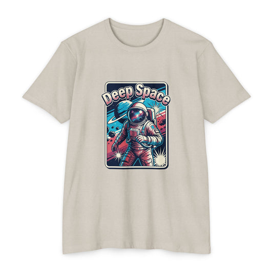Deep Space Astronaut T-Shirt — Retro Space Exploration Tee