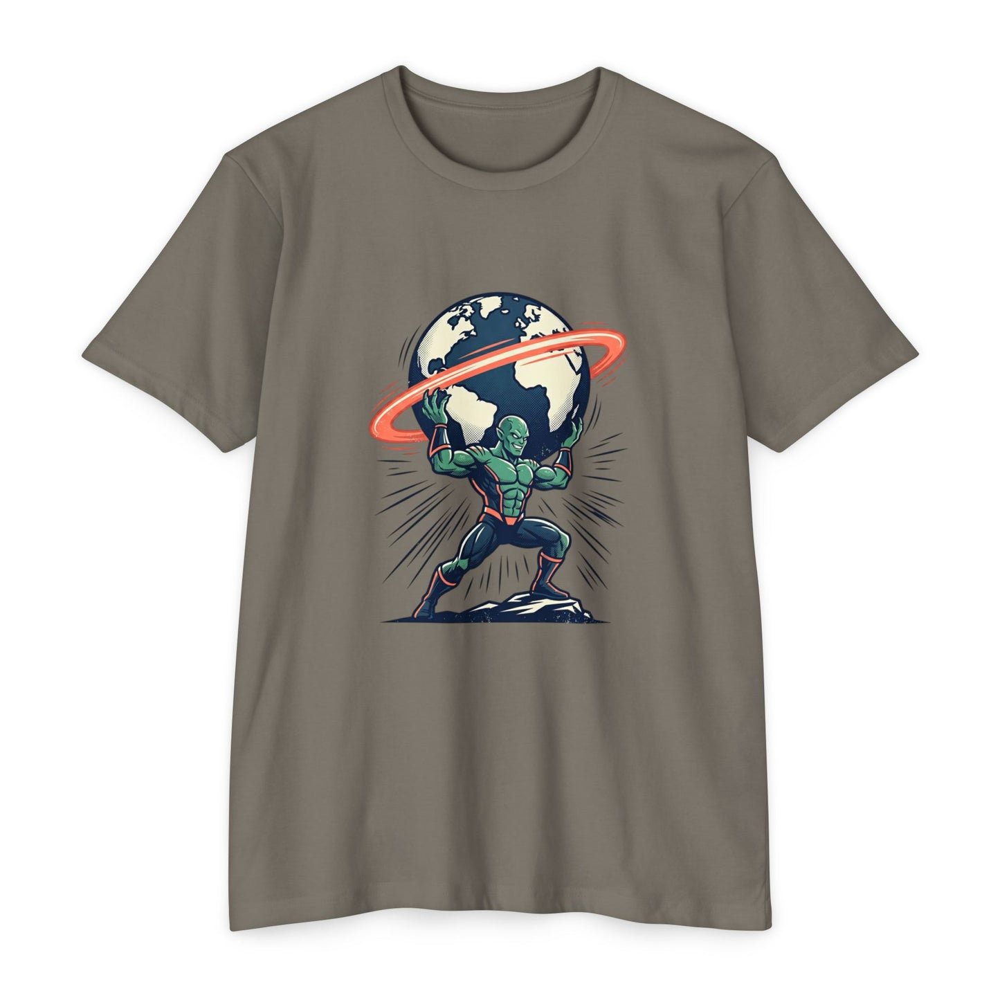 Atlas Strongman Vintage Earthlifting T-Shirt