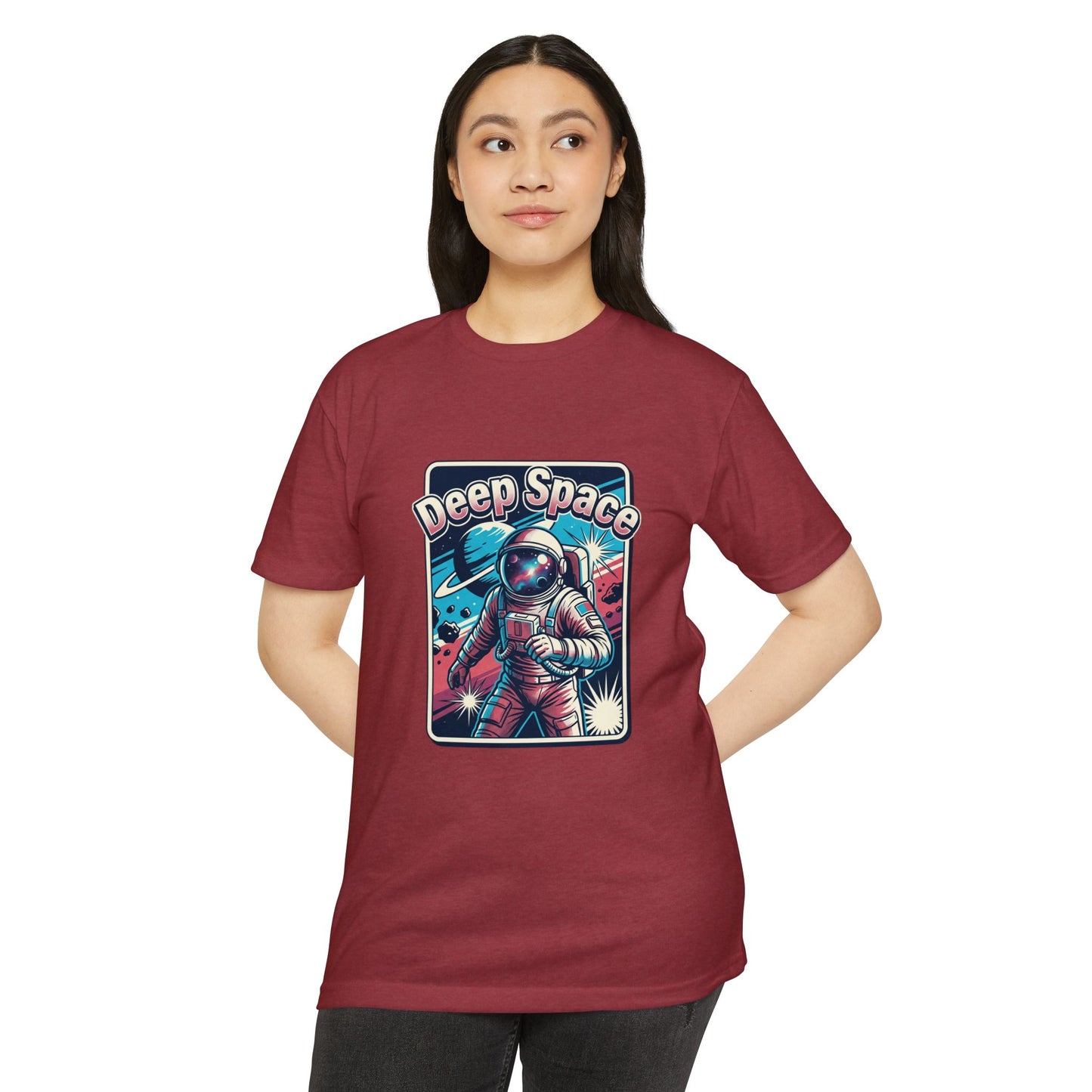 Deep Space Astronaut T-Shirt — Retro Space Exploration Tee